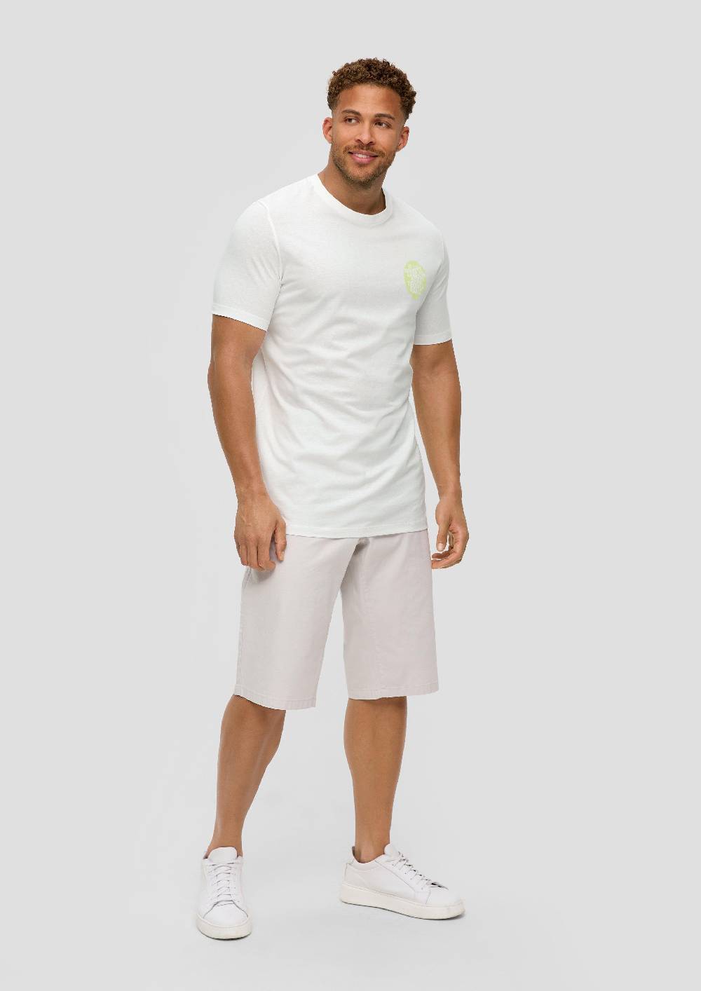 S.Oliver Baumwollshirt Mit Frontprint