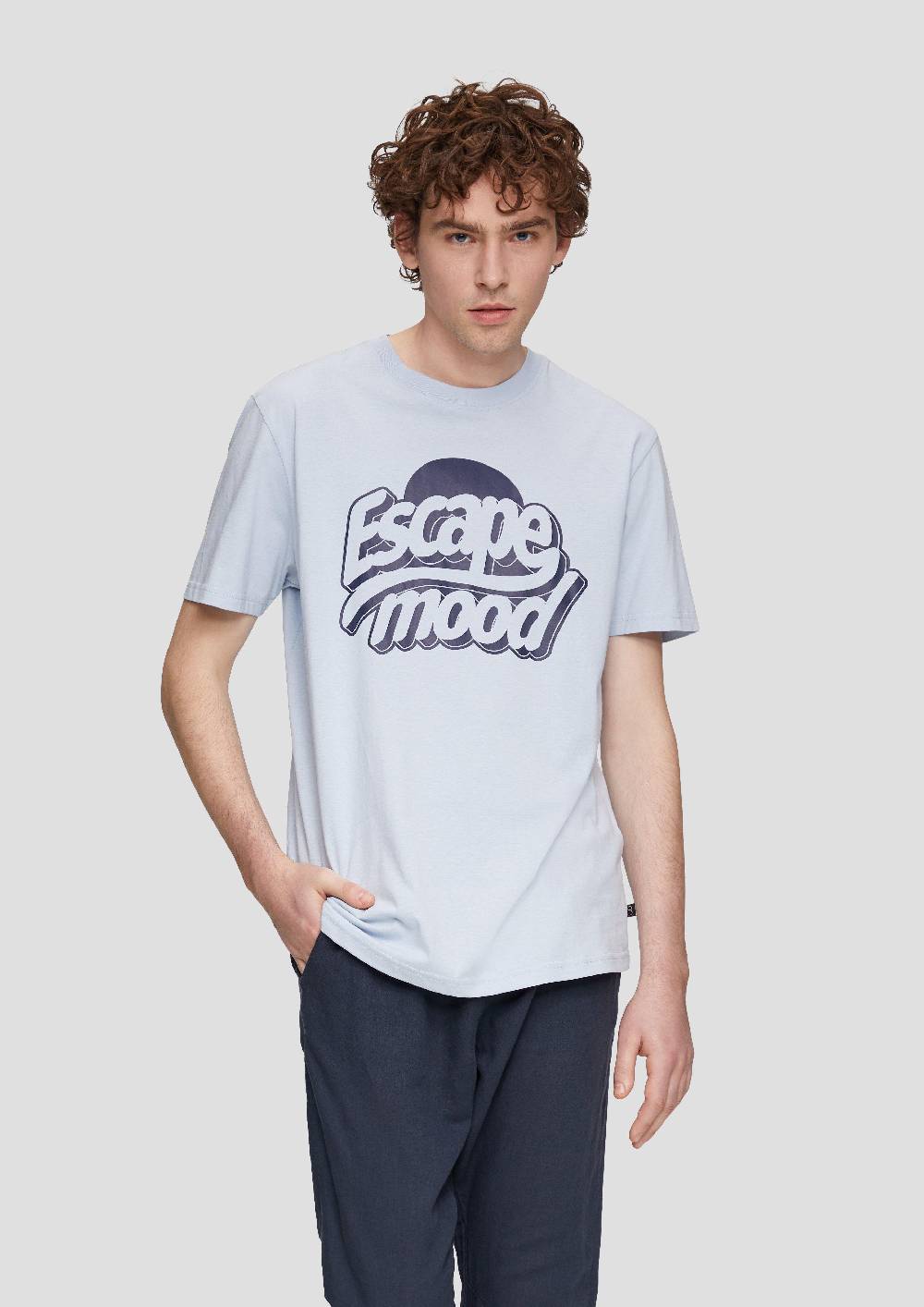S.Oliver Baumwollshirt Mit Frontprint