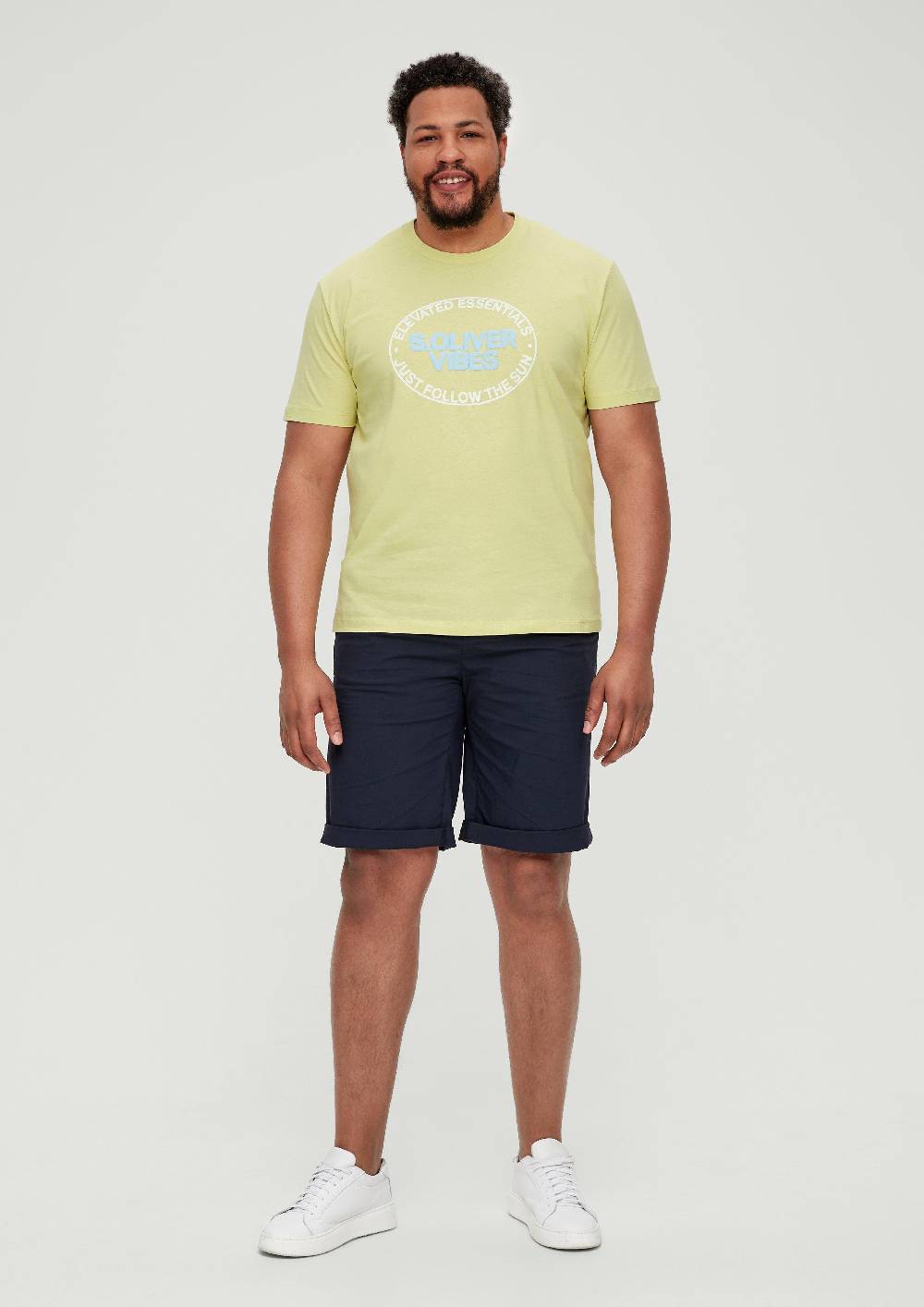 S.Oliver Baumwollshirt Mit Frontprint