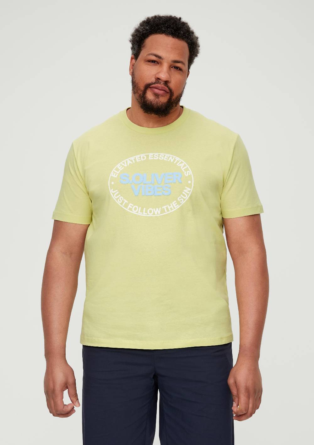 S.Oliver Baumwollshirt Mit Frontprint