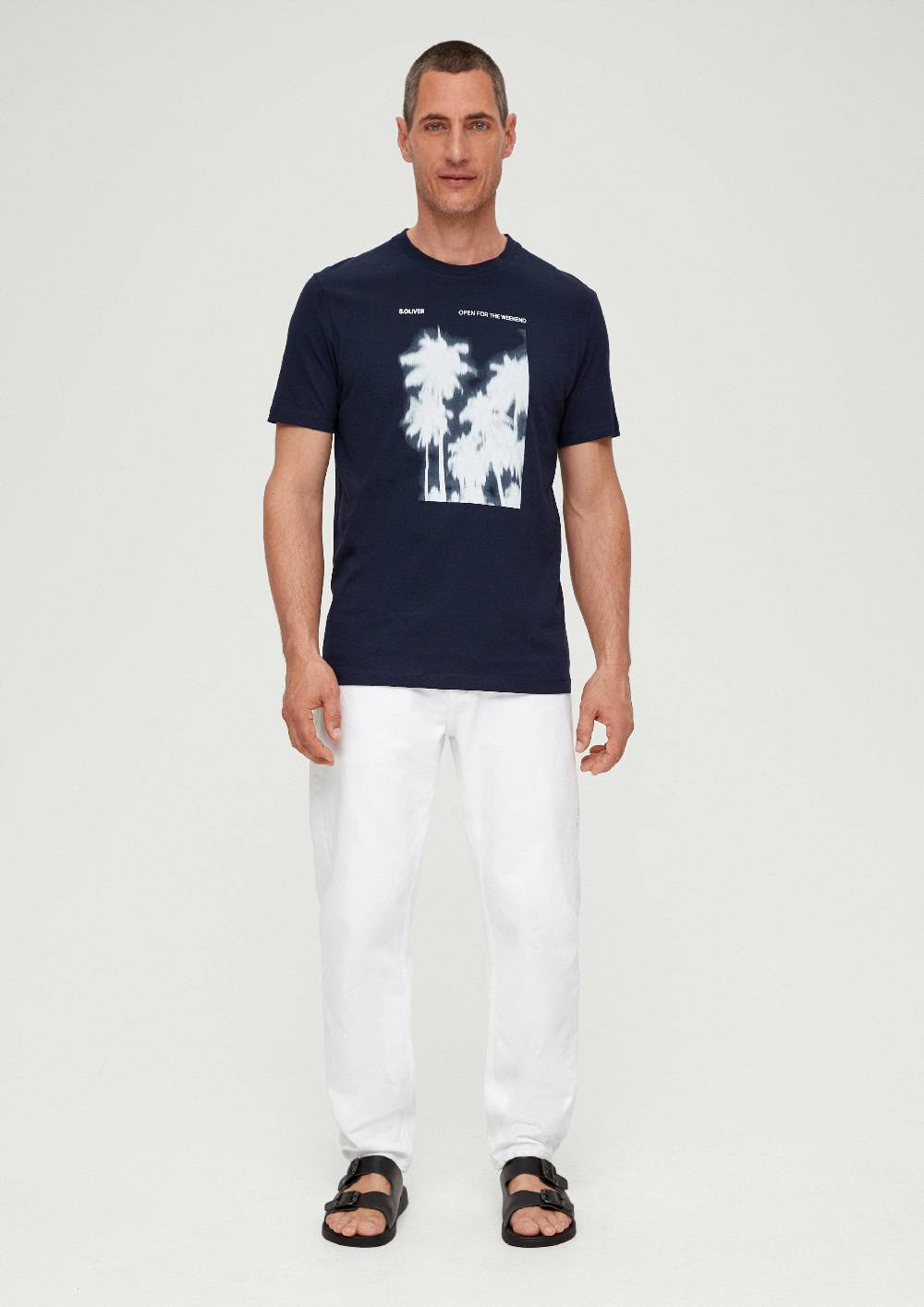 S.Oliver Baumwollshirt Mit Frontprint