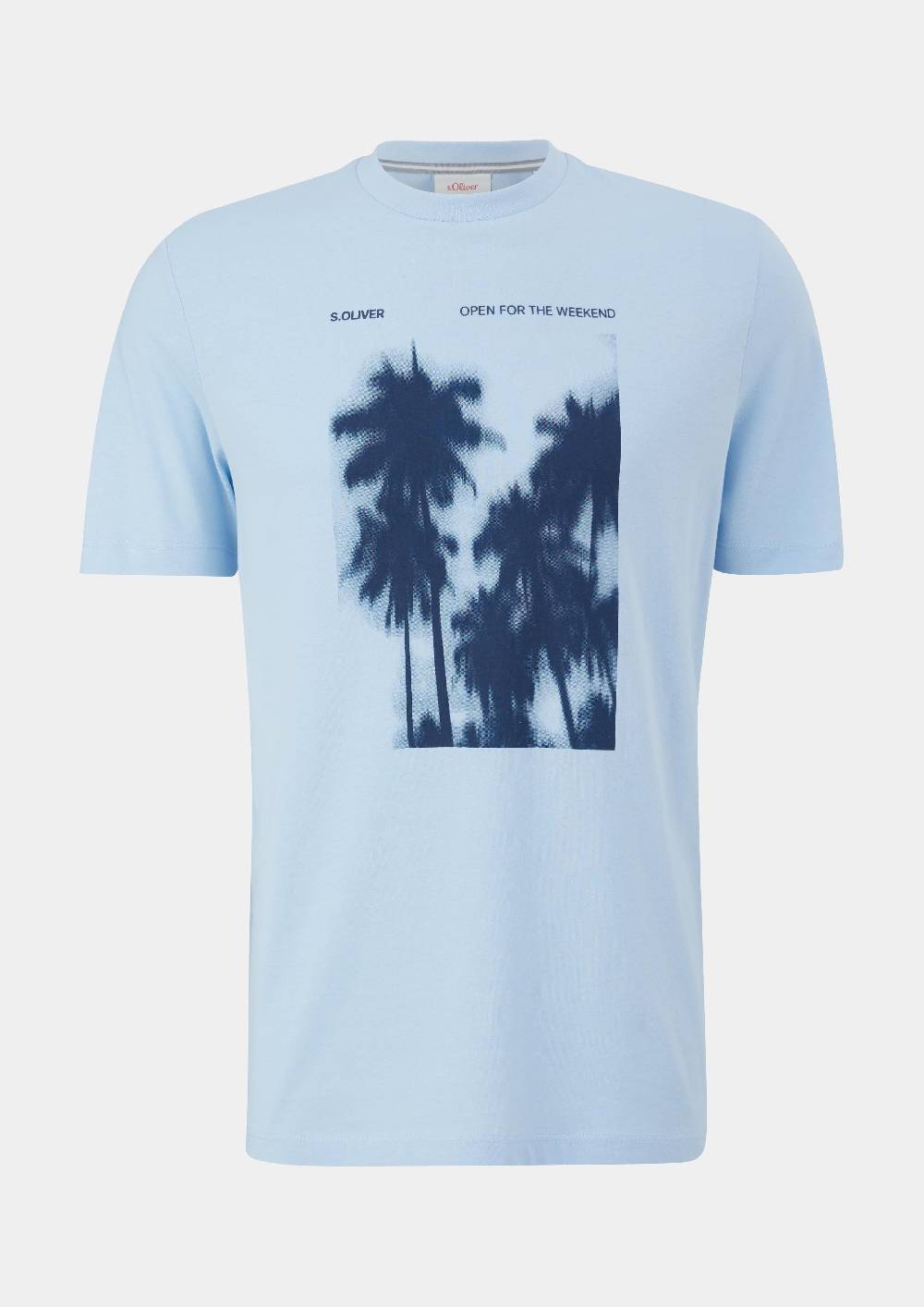 S.Oliver Baumwollshirt Mit Frontprint