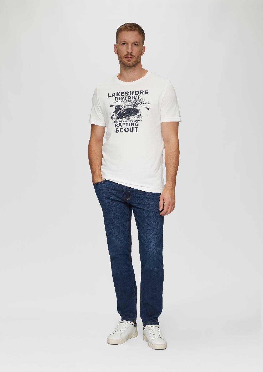 S.Oliver Baumwollshirt Mit Frontprint