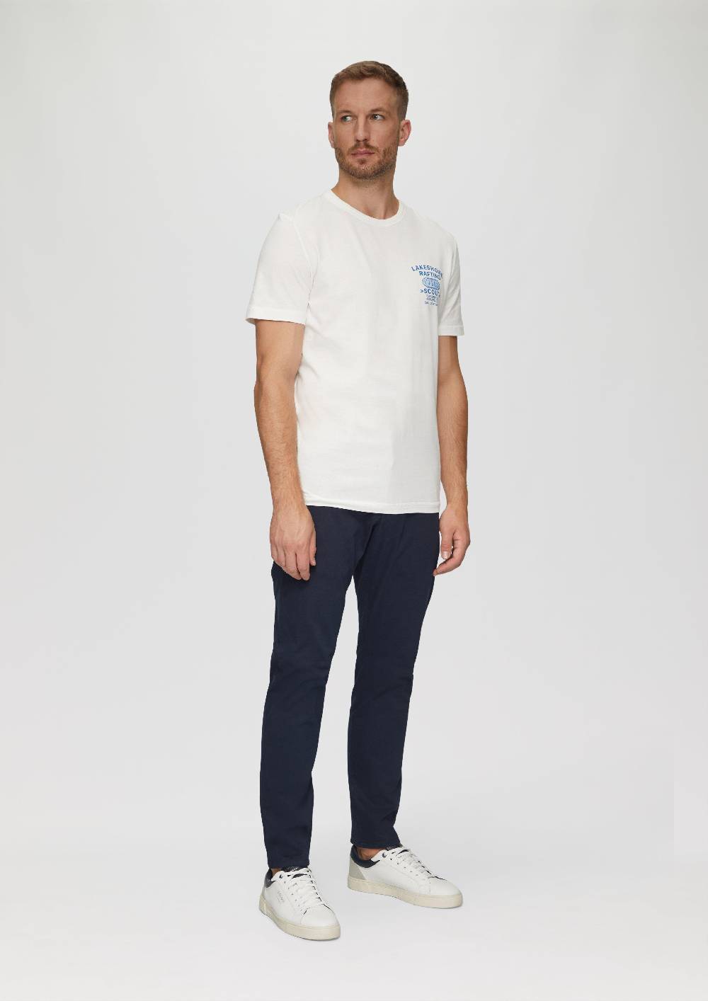 S.Oliver Baumwollshirt Mit Frontprint