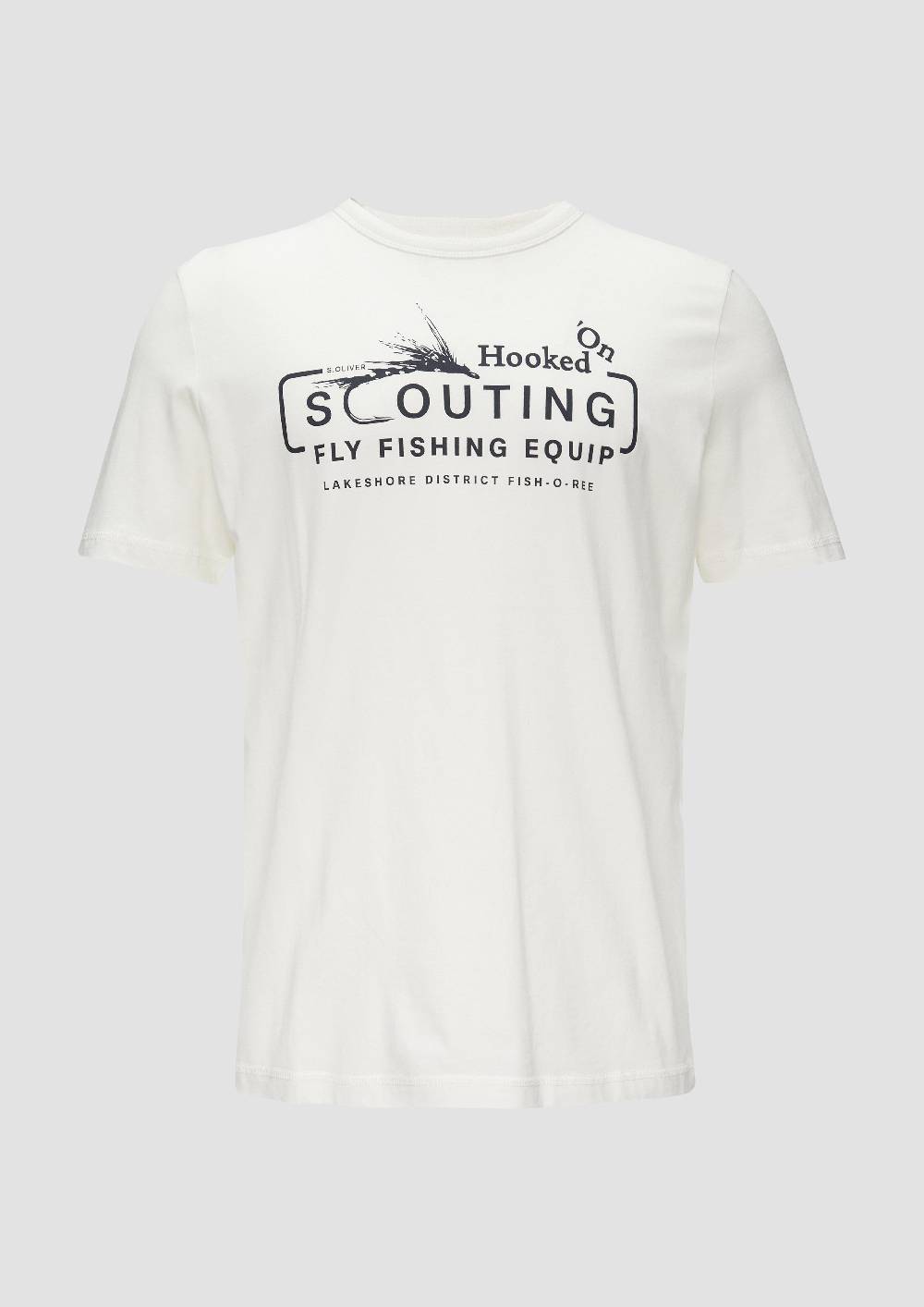 S.Oliver Baumwollshirt Mit Frontprint