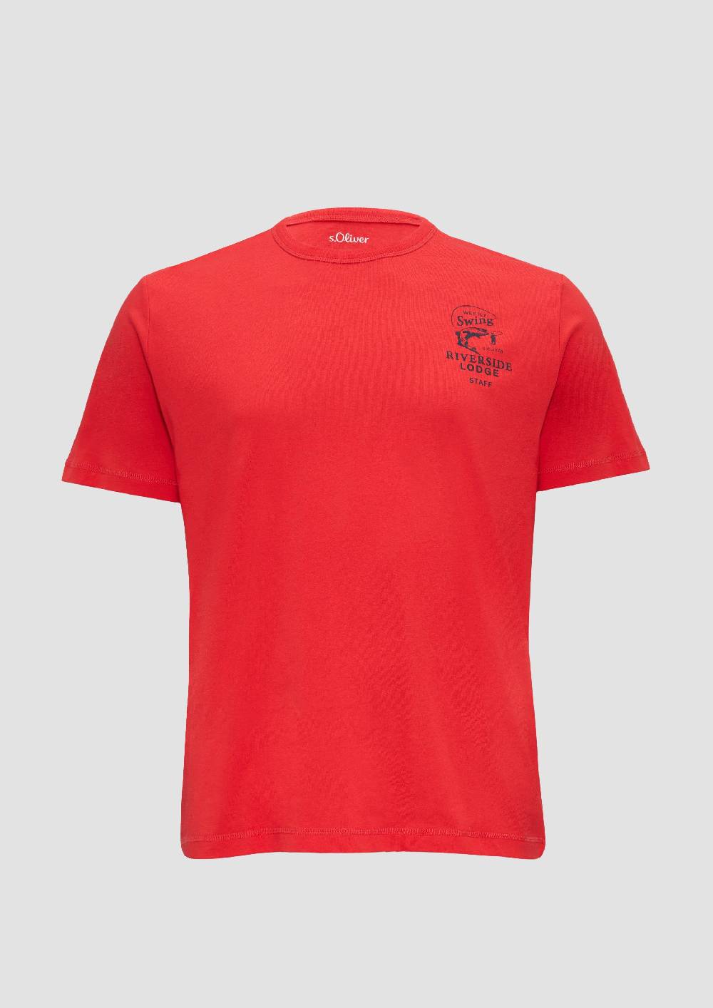 S.Oliver Baumwollshirt Mit Frontprint