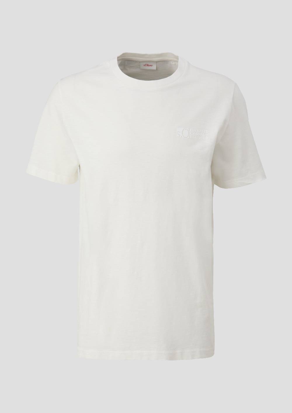 S.Oliver Baumwollshirt Mit Logo-Print