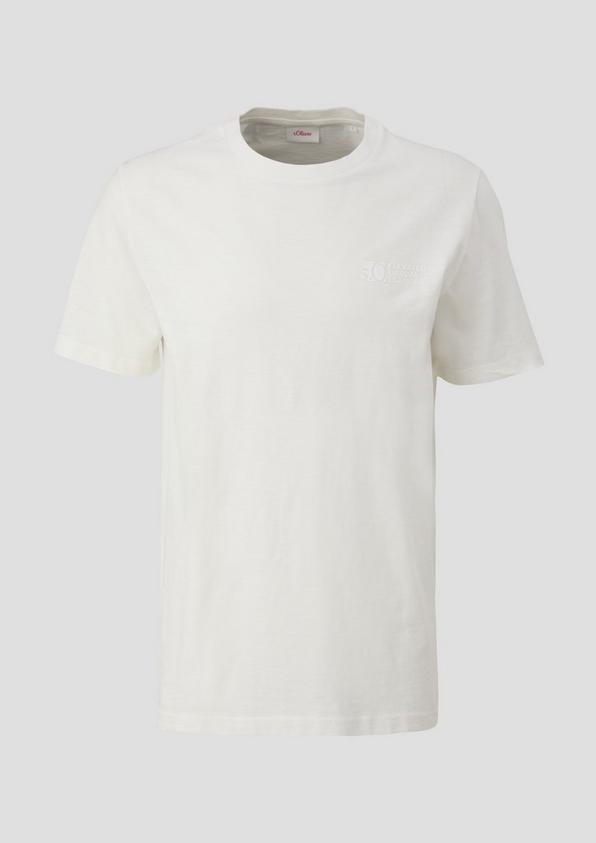 s.Oliver Baumwollshirt mit Logo-Print