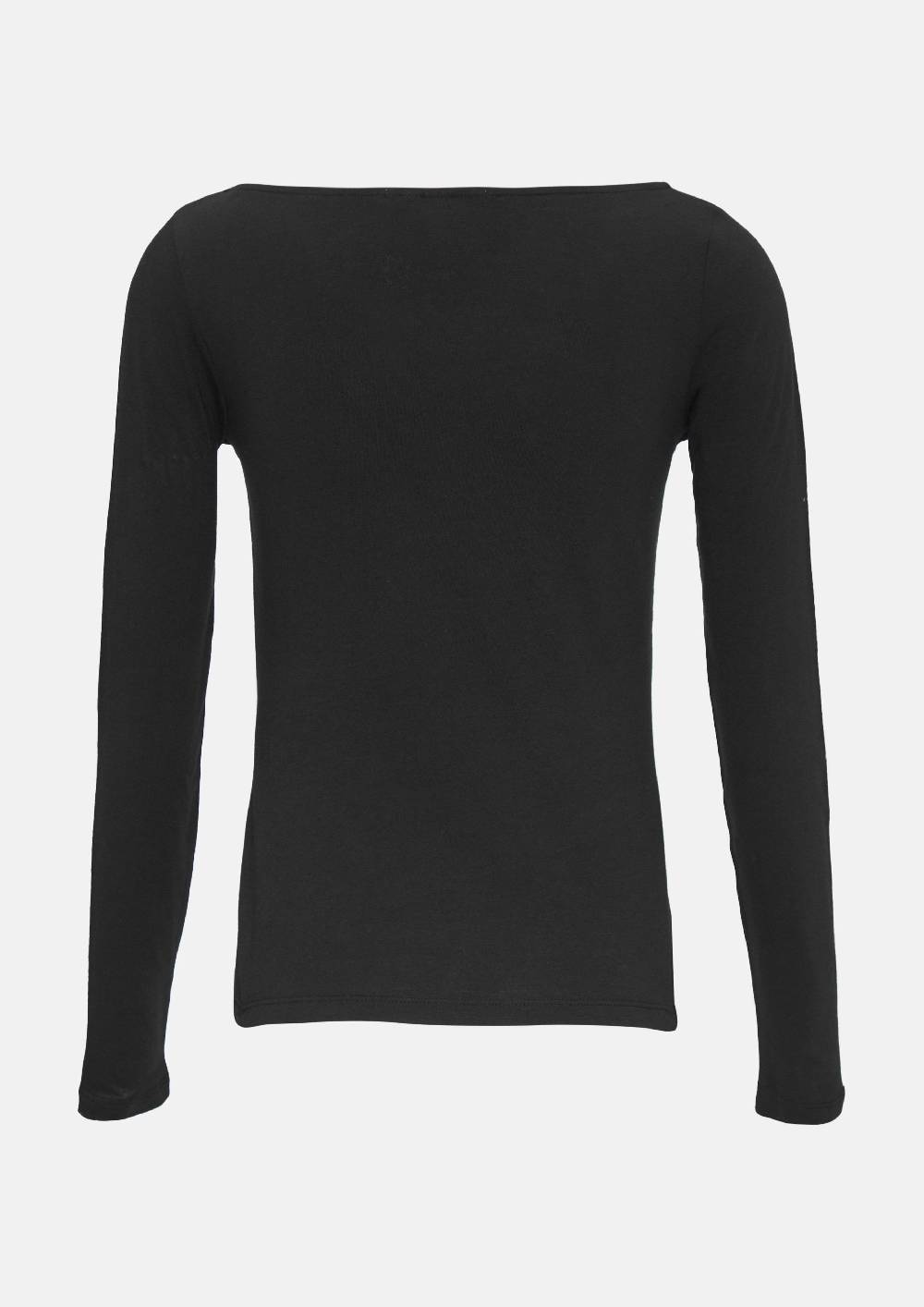 S.Oliver Baumwollshirt Mit U-Boot-Ausschnitt