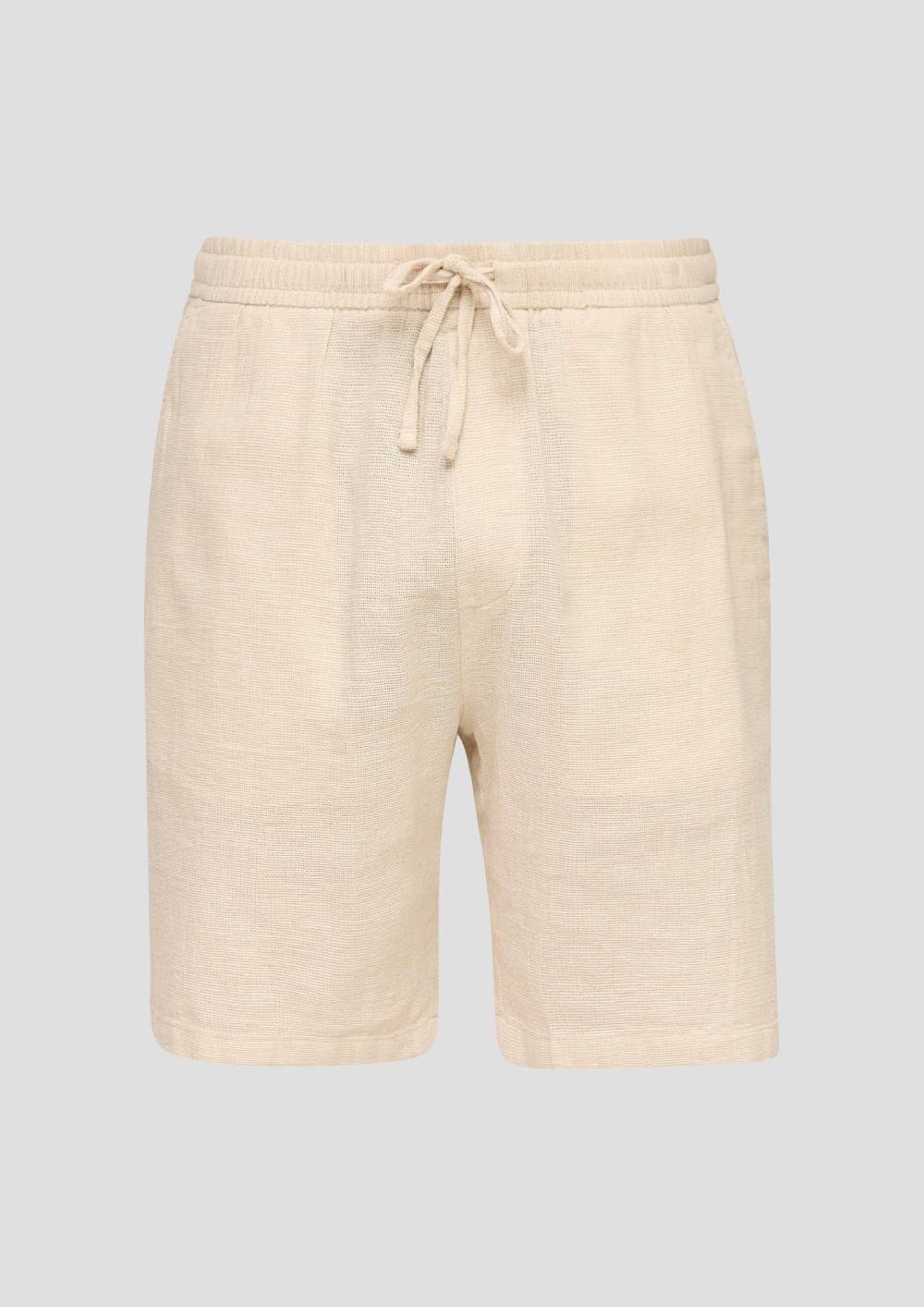 S.Oliver Bermuda Aus Leinenmix Mit Tunnelzug