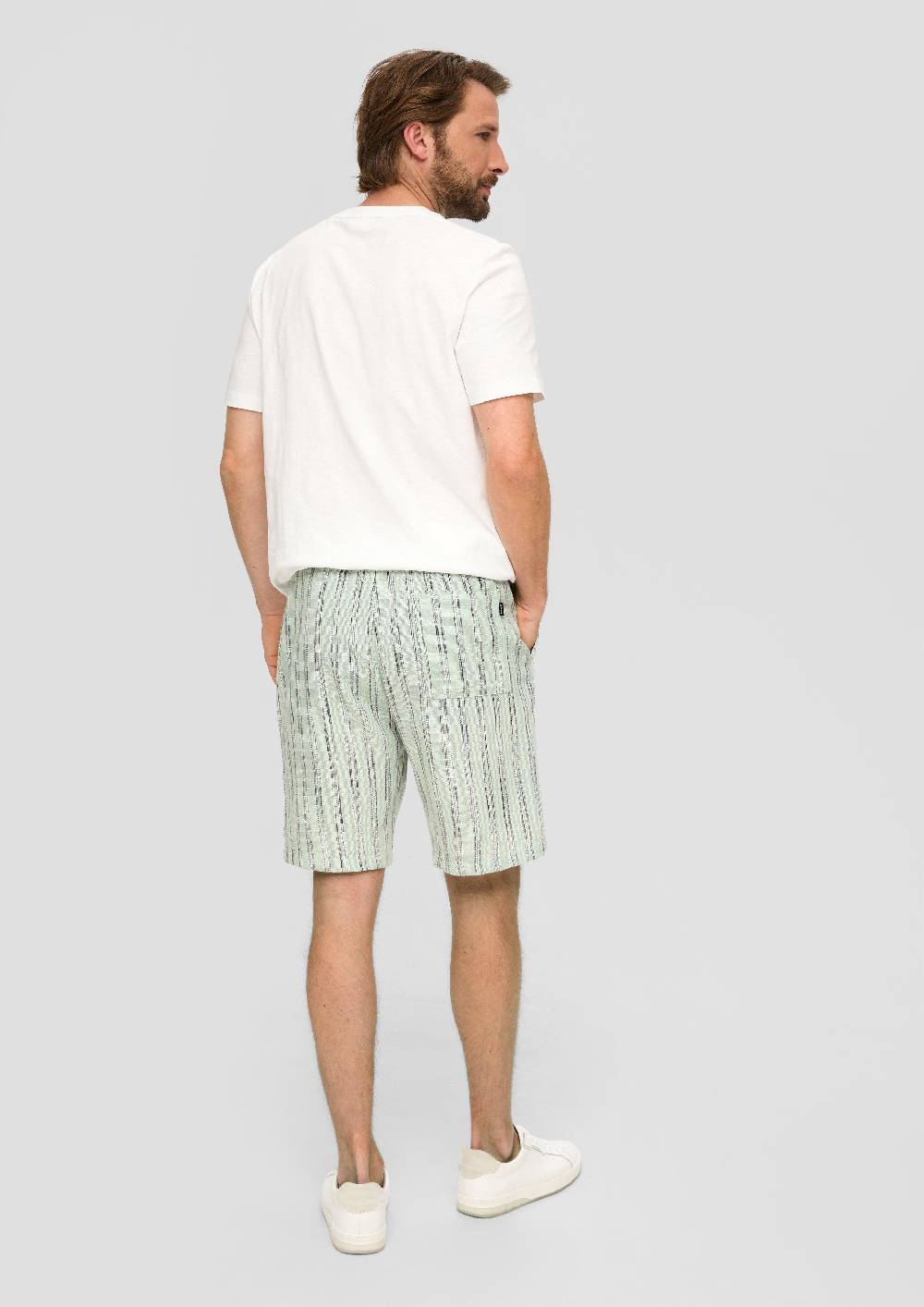 S.Oliver Bermuda Aus Leinenmix Mit Tunnelzug