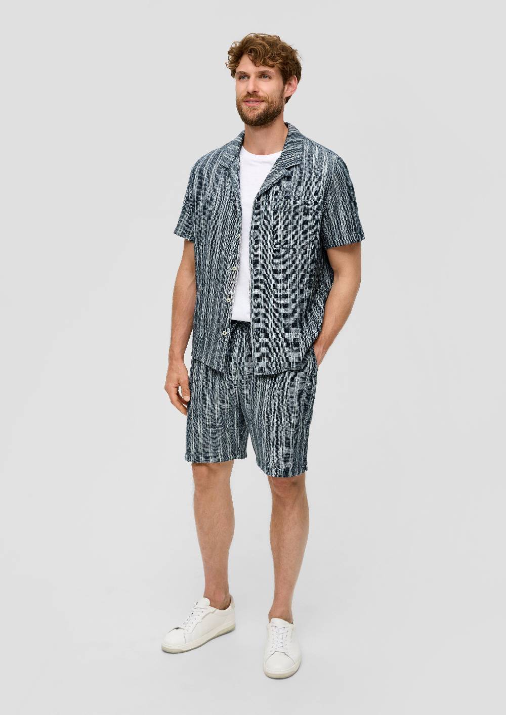 S.Oliver Bermuda Aus Leinenmix Mit Tunnelzug