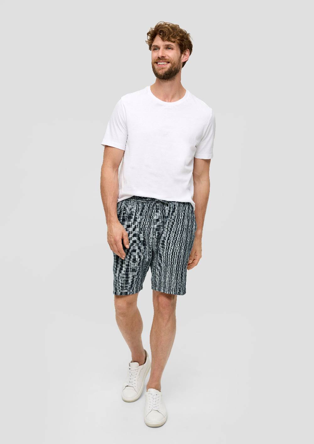 S.Oliver Bermuda Aus Leinenmix Mit Tunnelzug