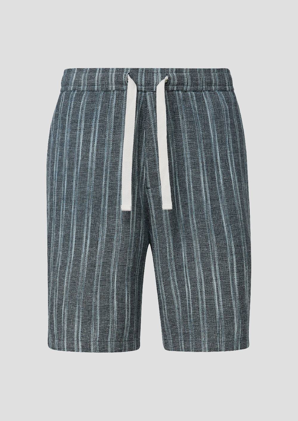 S.Oliver Bermuda Aus Leinenmix Mit Tunnelzug