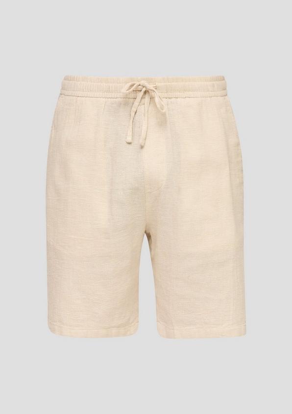 s.Oliver Bermuda aus Leinenmix mit Tunnelzug