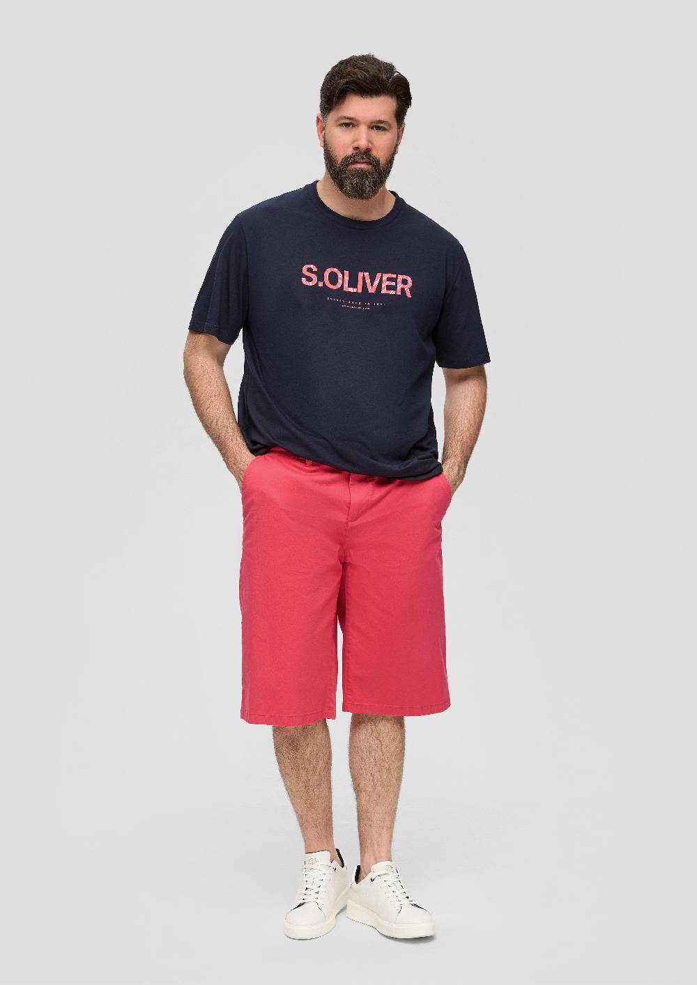 S.Oliver Bermuda-Hose Mit Gürtelschlaufen