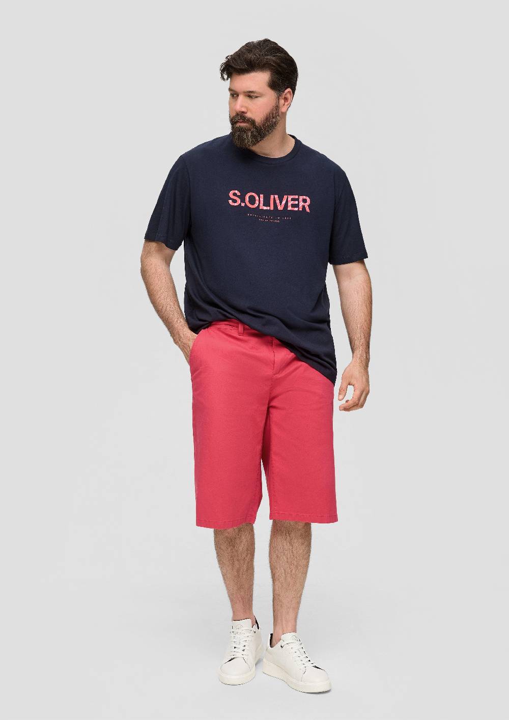 S.Oliver Bermuda-Hose Mit Gürtelschlaufen