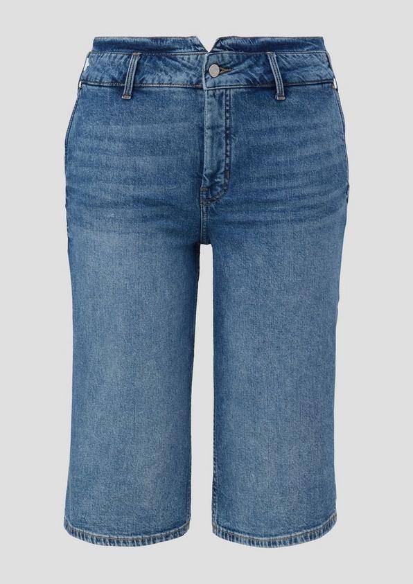 s.Oliver Bermuda-Jeans / Mid Rise / Slim Leg