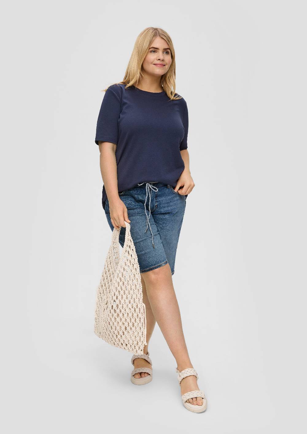 S.Oliver Bermuda Mit Bindeband