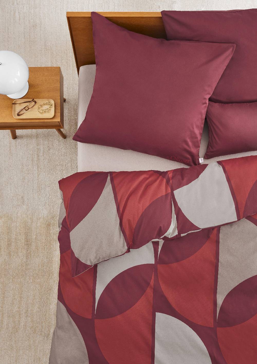 S.Oliver Bettwäsche Mit Grafischem Muster