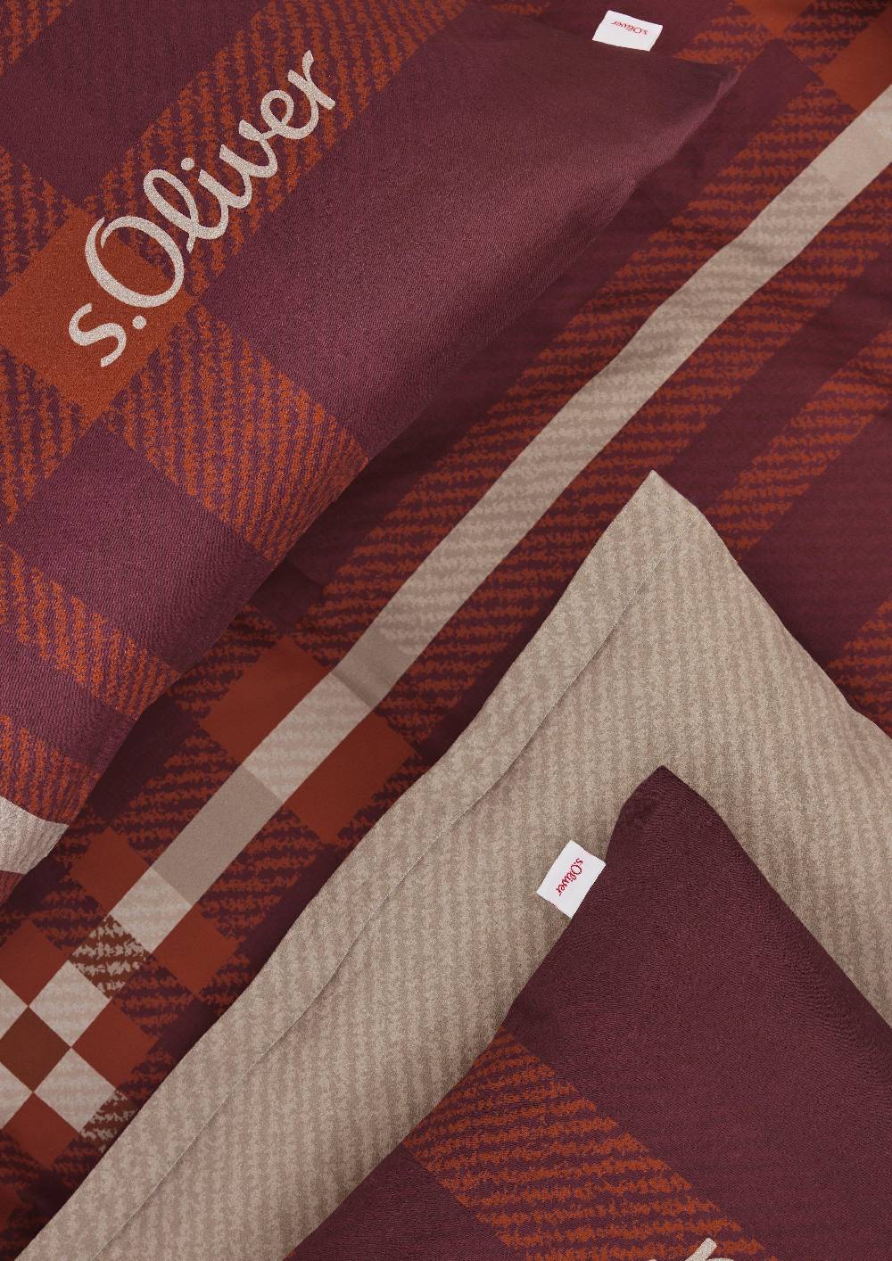 S.Oliver Bettwäsche Mit Karo-Details