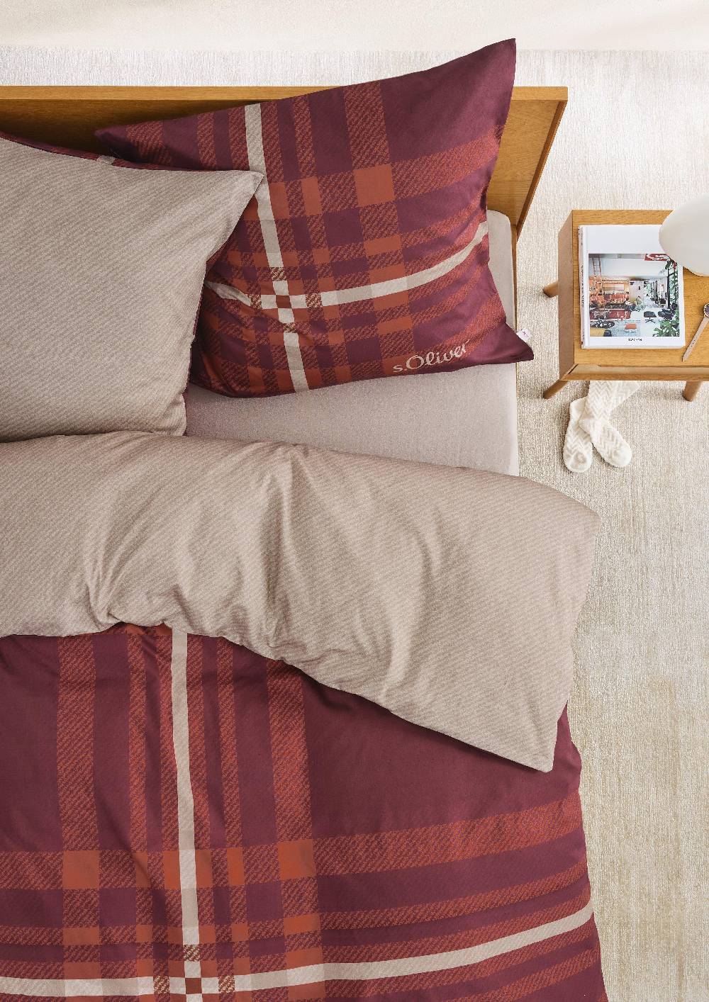 S.Oliver Bettwäsche Mit Karo-Details