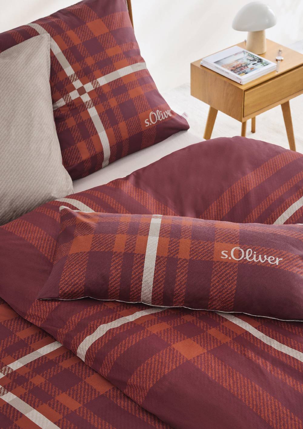 S.Oliver Bettwäsche Mit Karo-Details