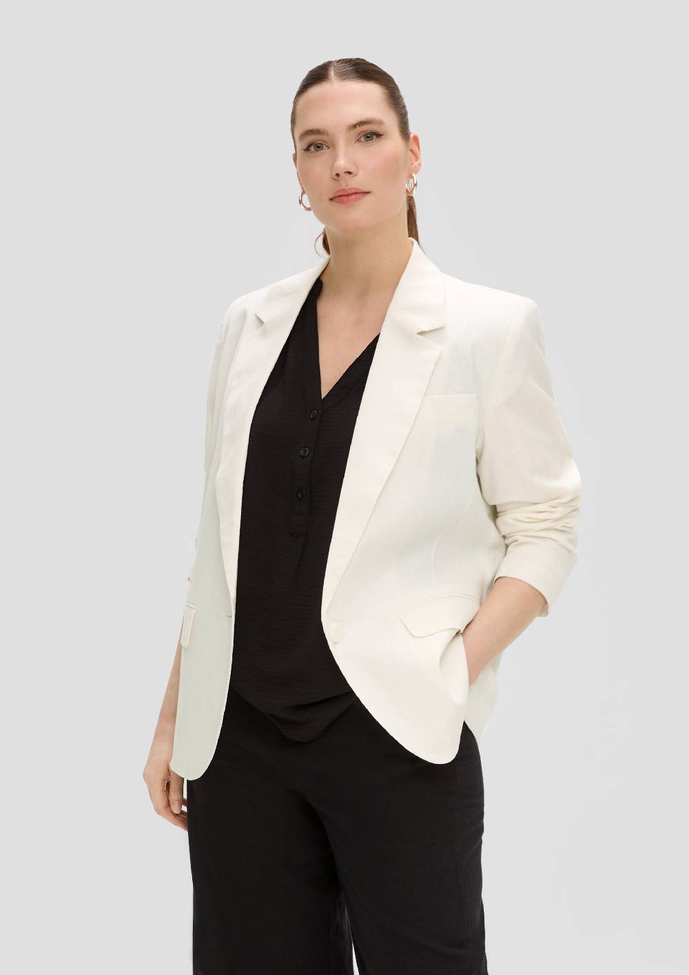 S.Oliver Blazer Aus Leinenmix