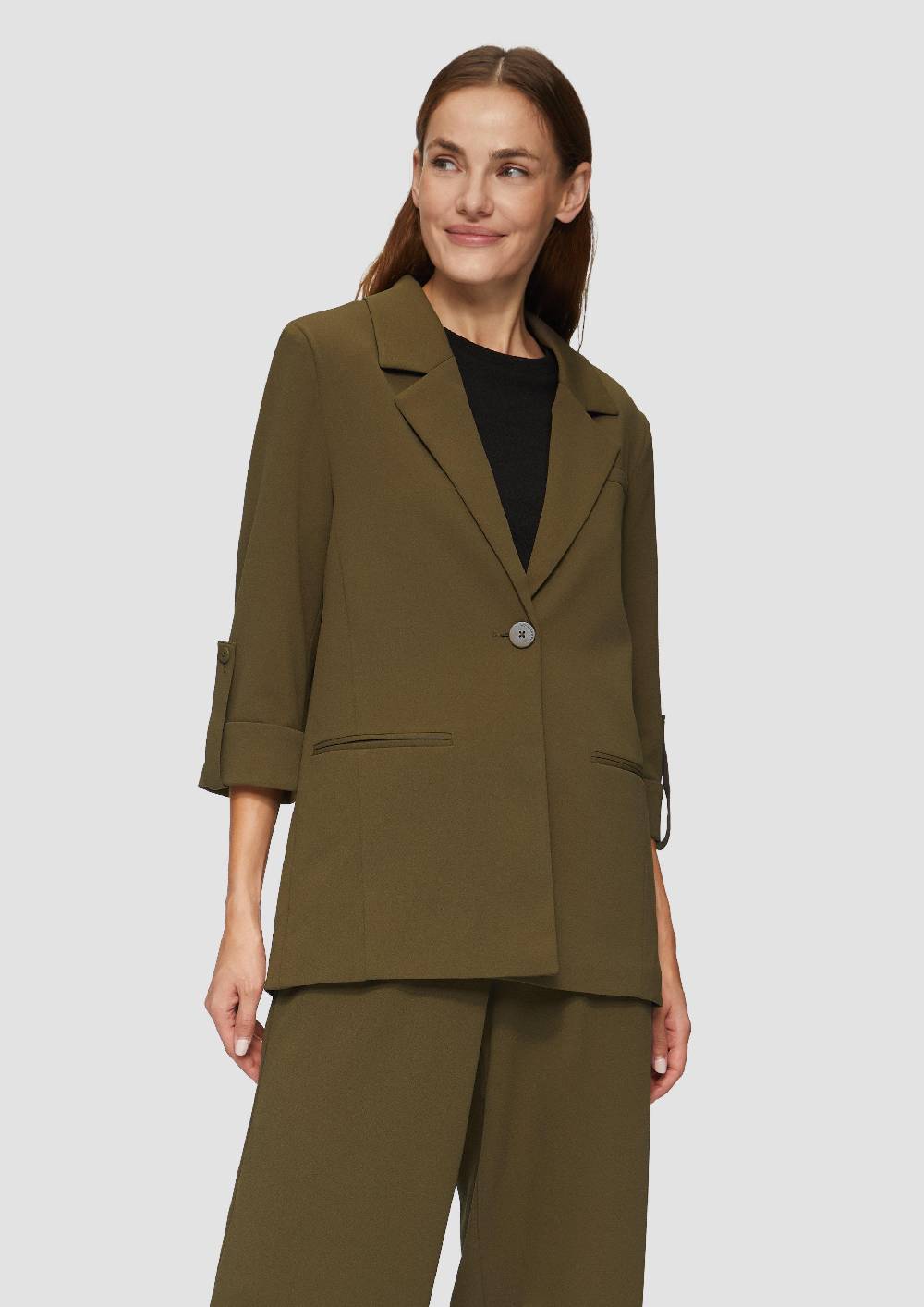 S.Oliver Blazer Mit 3/4-Ärmeln