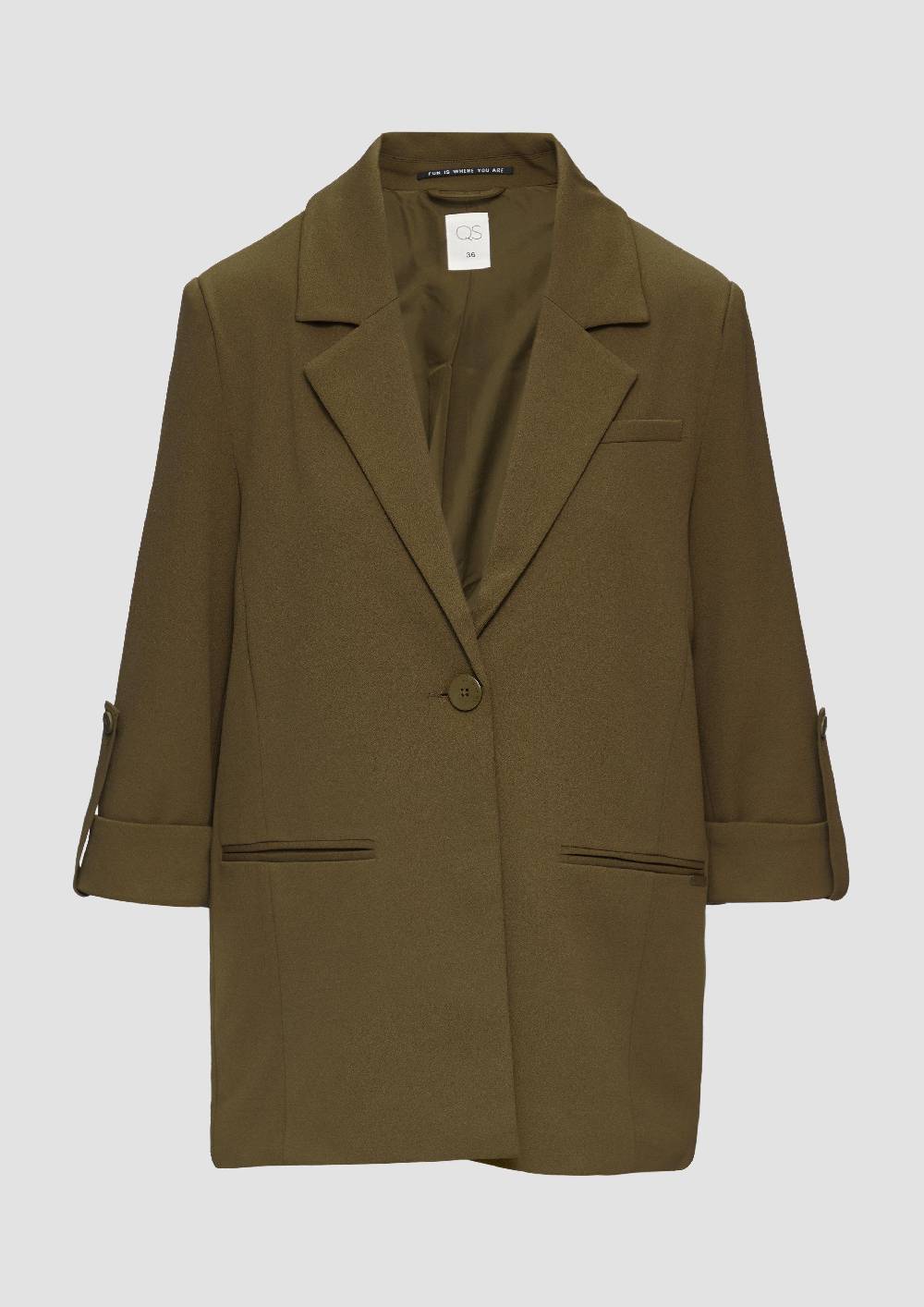 S.Oliver Blazer Mit 3/4-Ärmeln