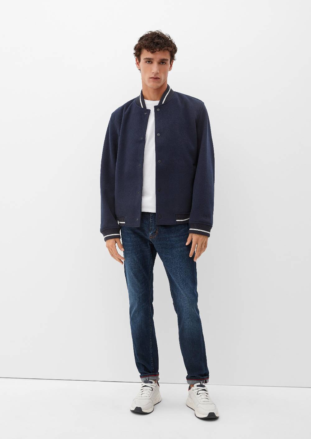 S.Oliver Blousonjacke Im Wollmix