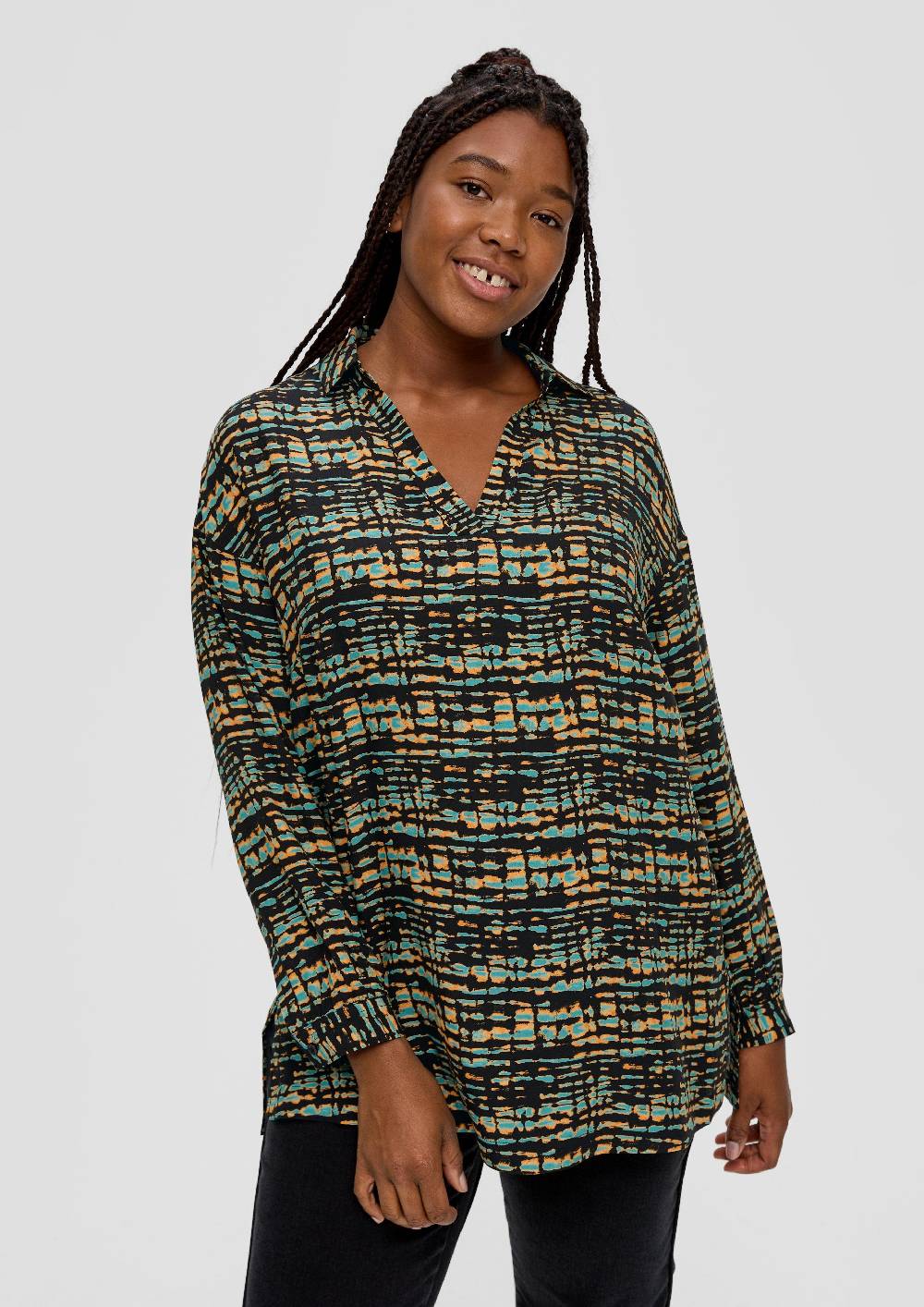 S.Oliver Bluse Aus Reiner Viskose