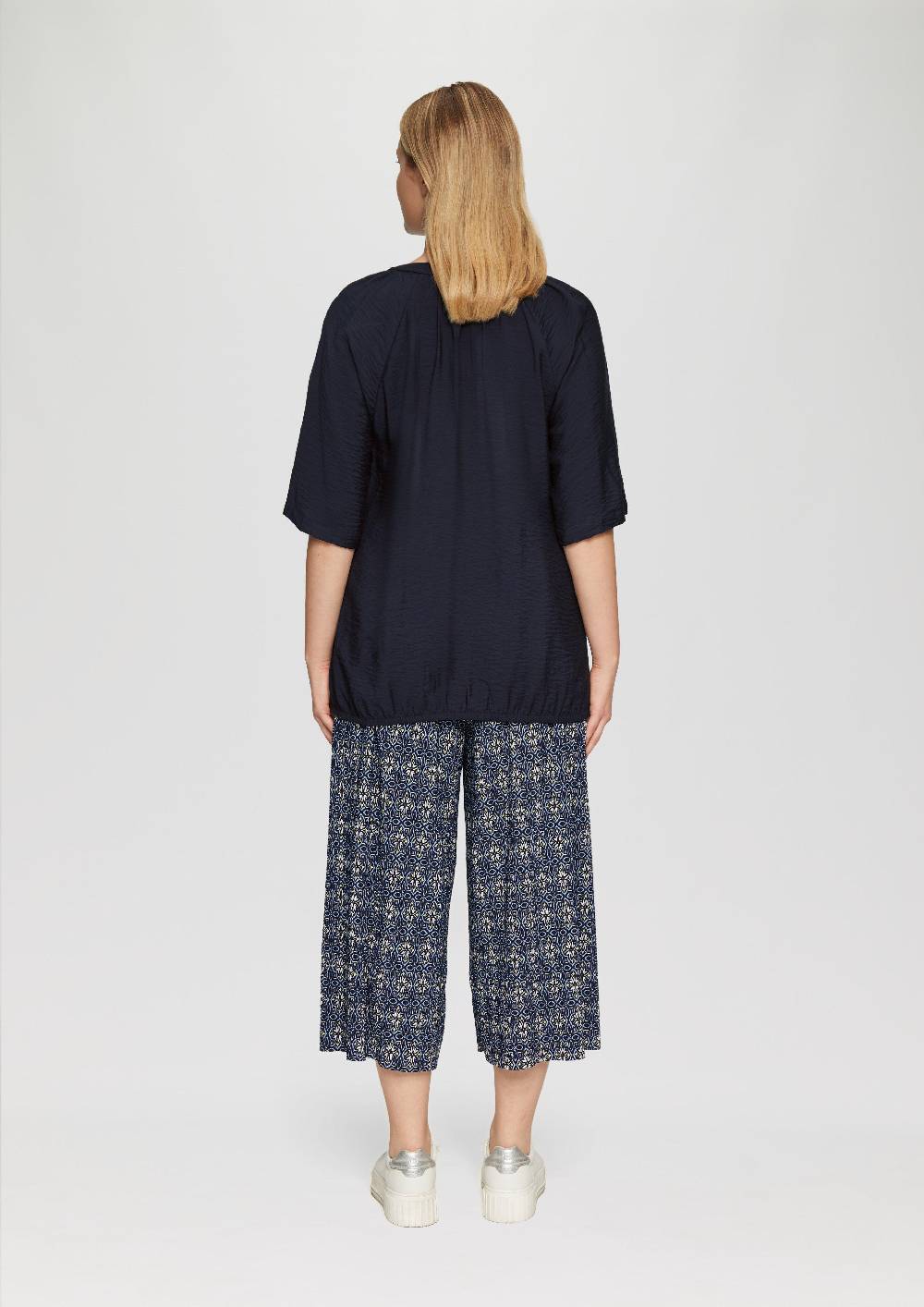 S.Oliver Bluse Aus Strukturierter Viskose