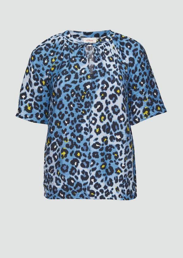 s.Oliver Bluse aus strukturierter Viskose
