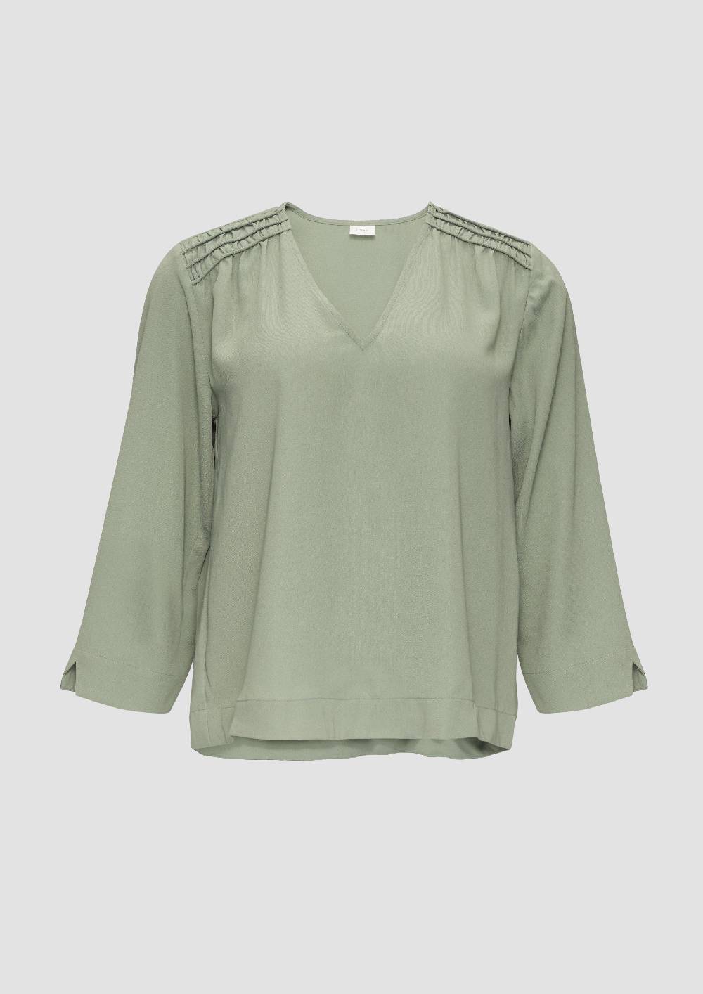 S.Oliver Bluse Mit Smok-Detail