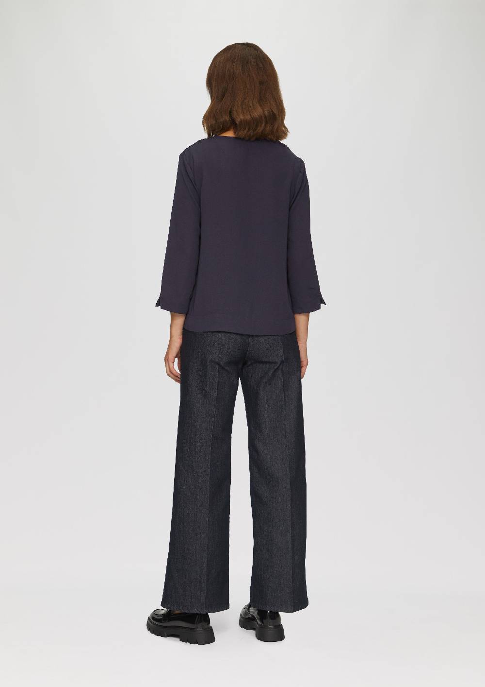 S.Oliver Bluse Mit Smok-Detail