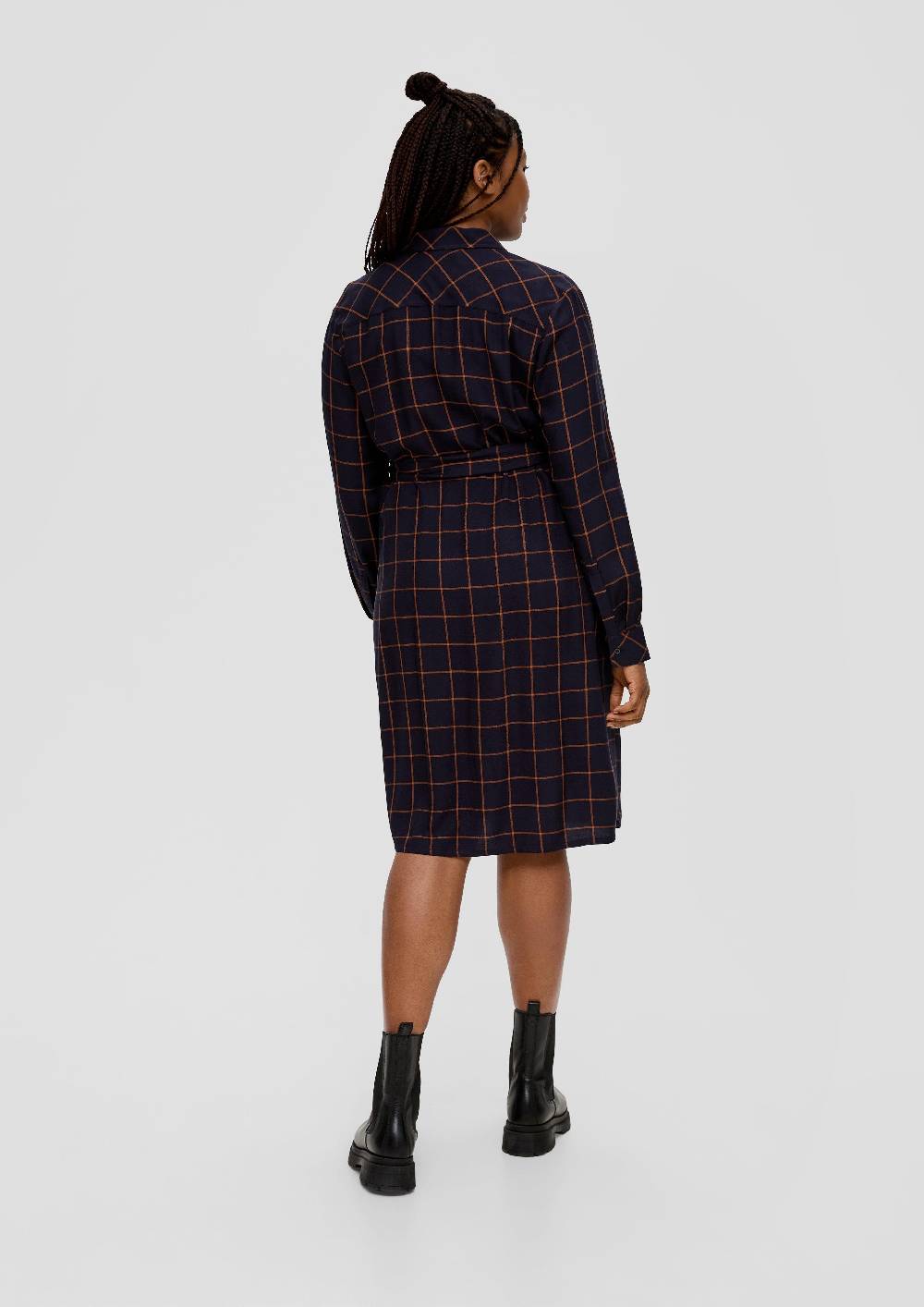 S.Oliver Blusenkleid Aus Viskose