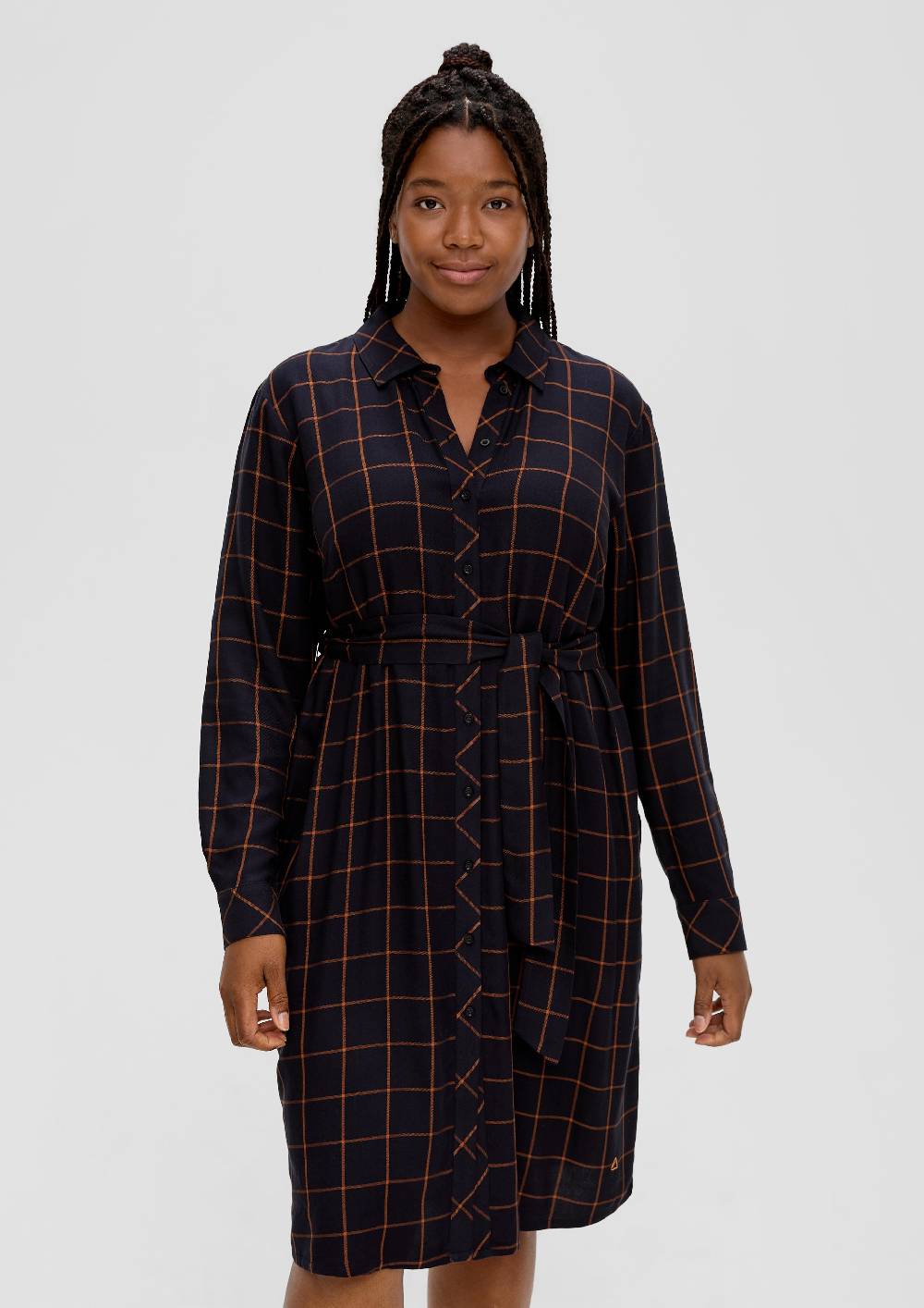 S.Oliver Blusenkleid Aus Viskose