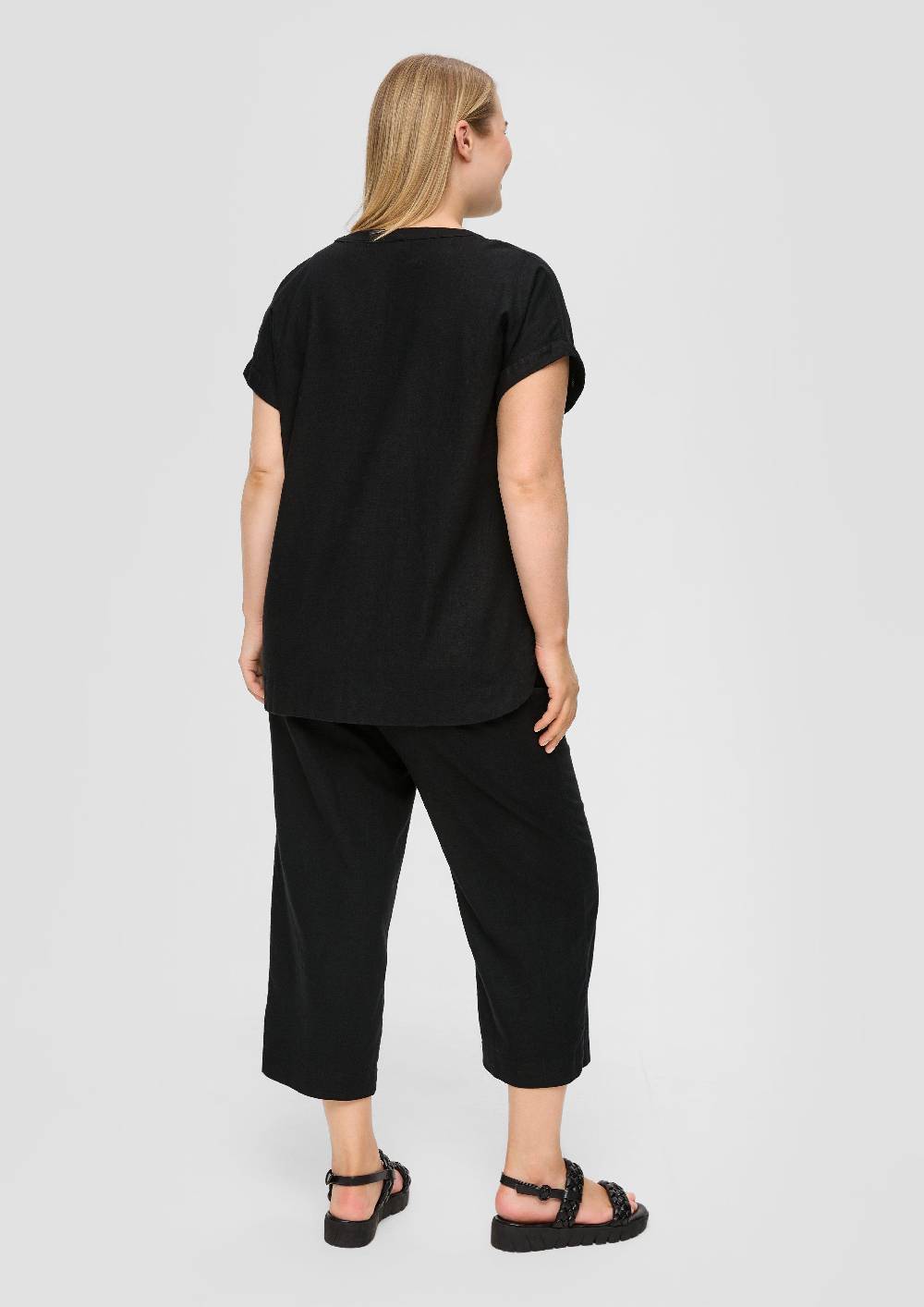 S.Oliver Blusenshirt Aus Leinenmix