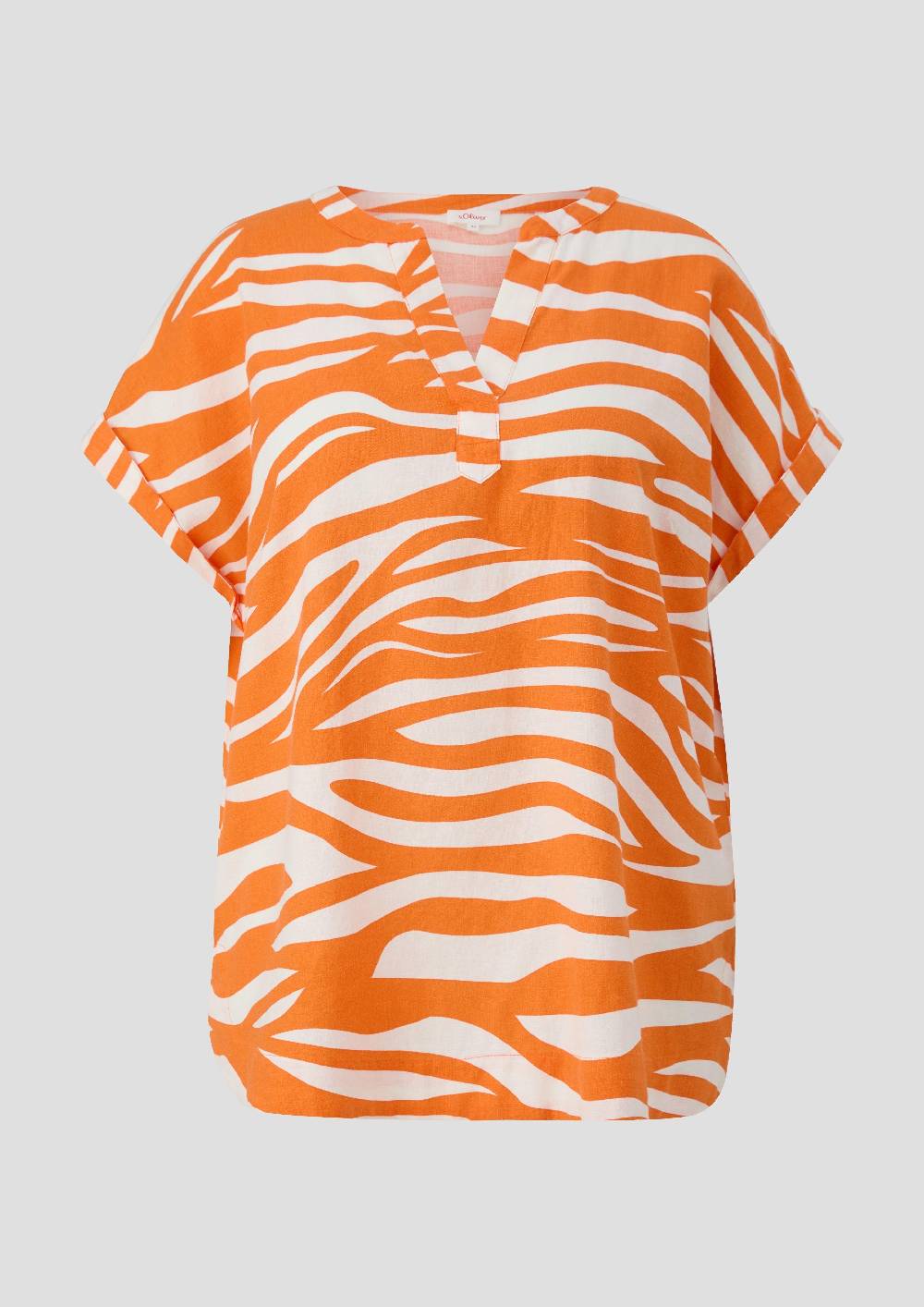 S.Oliver Blusenshirt Aus Leinenmix