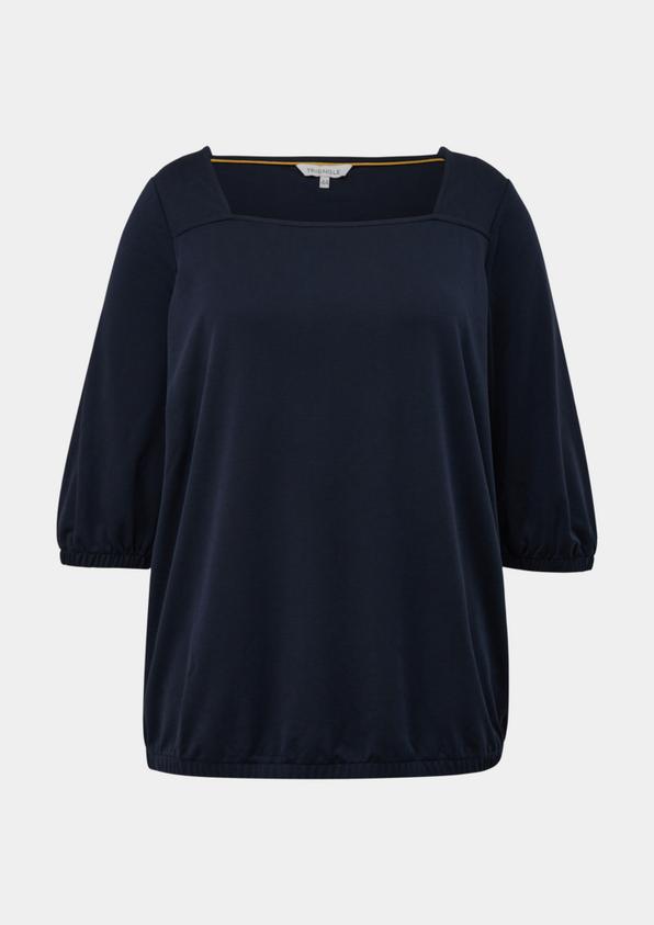 s.Oliver Blusenshirt mit Piquéstruktur