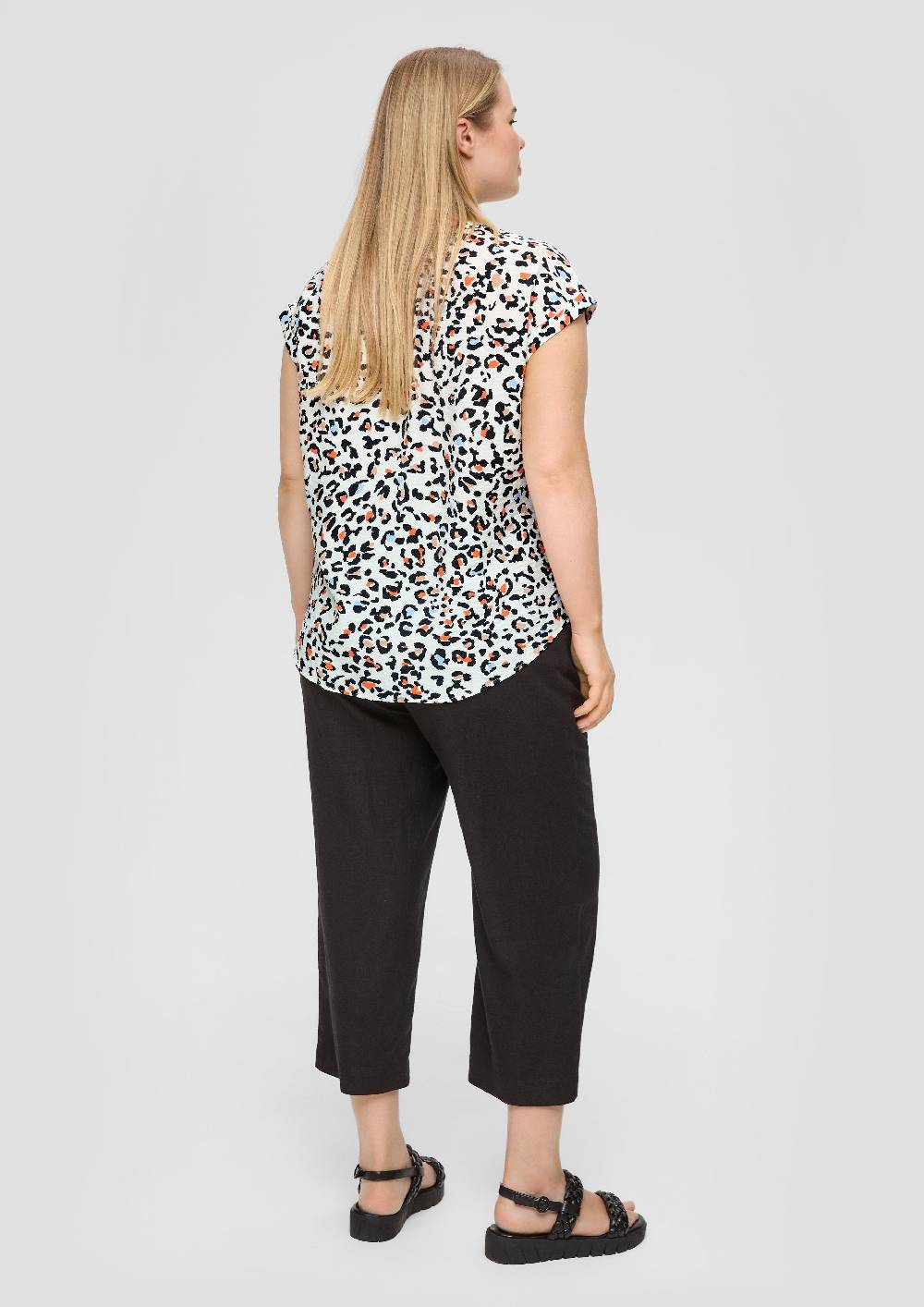 S.Oliver Blusenshirt Mit Tunika-Ausschnitt