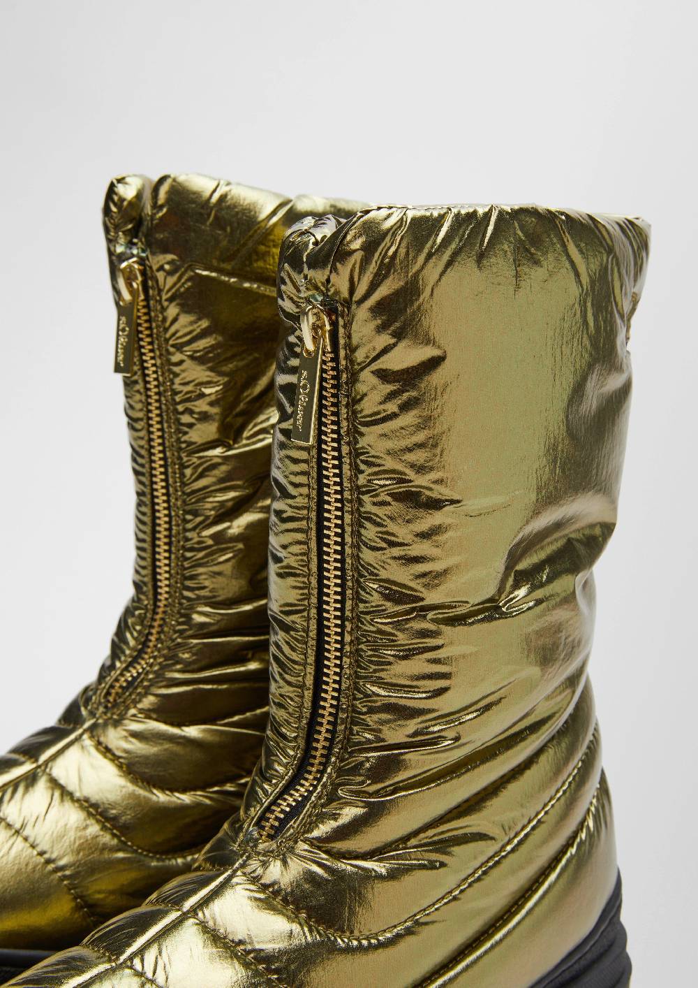 S.Oliver Boots In Metallic-Optik