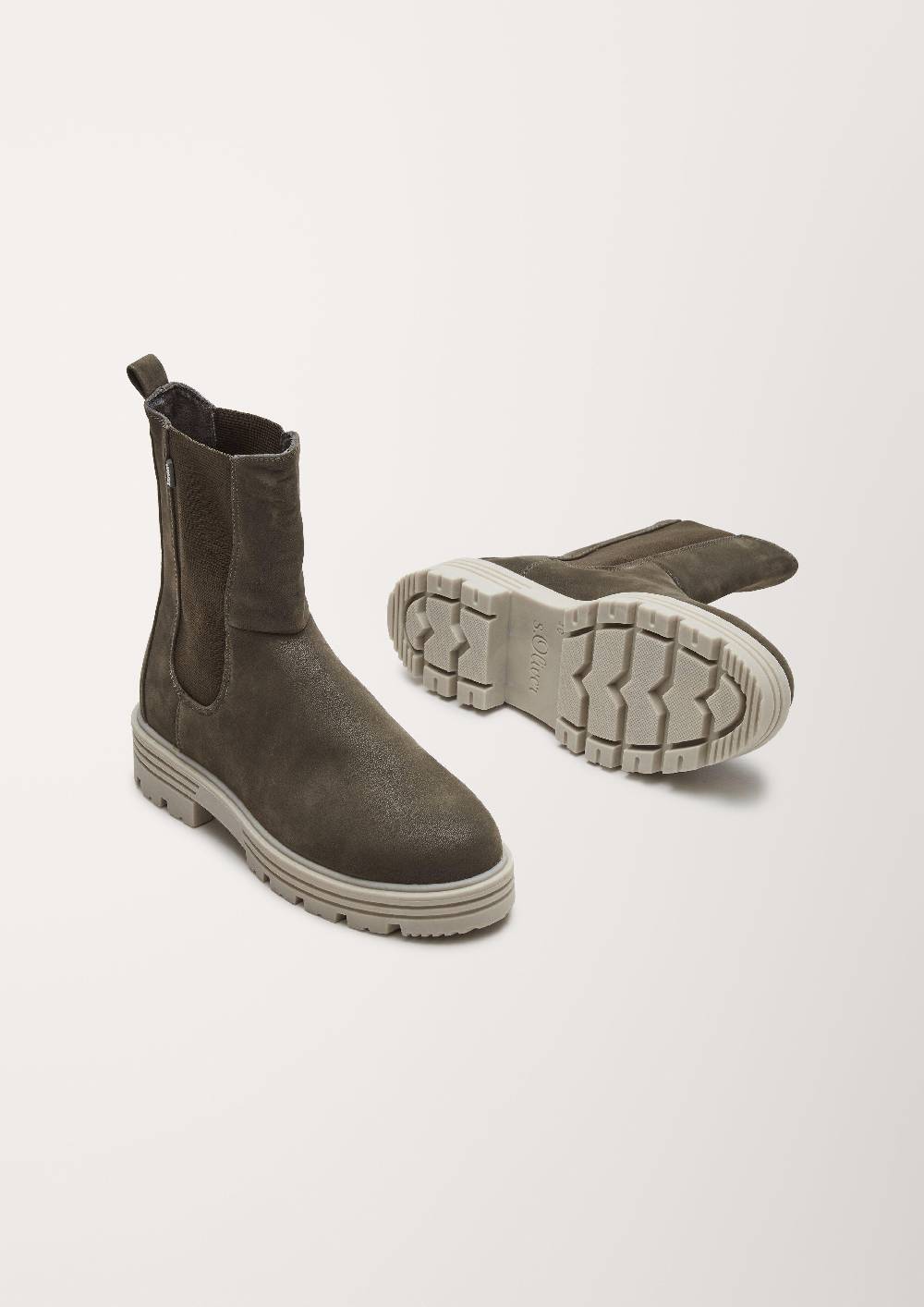 S.Oliver Boots Mit Elastikeinsatz