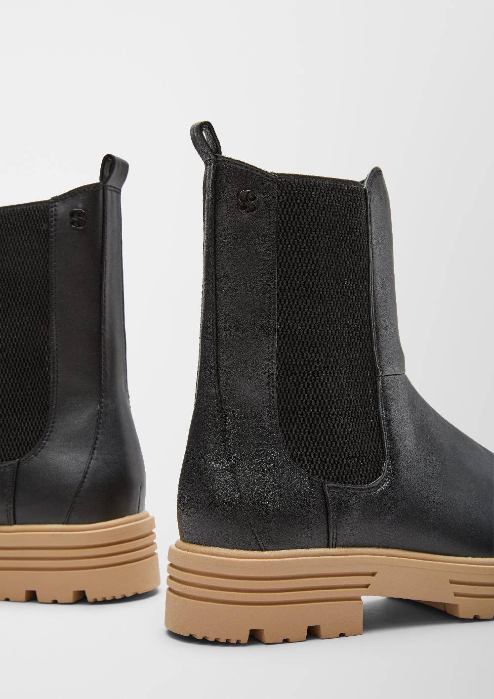 S.Oliver Boots Mit Elastikeinsätzen