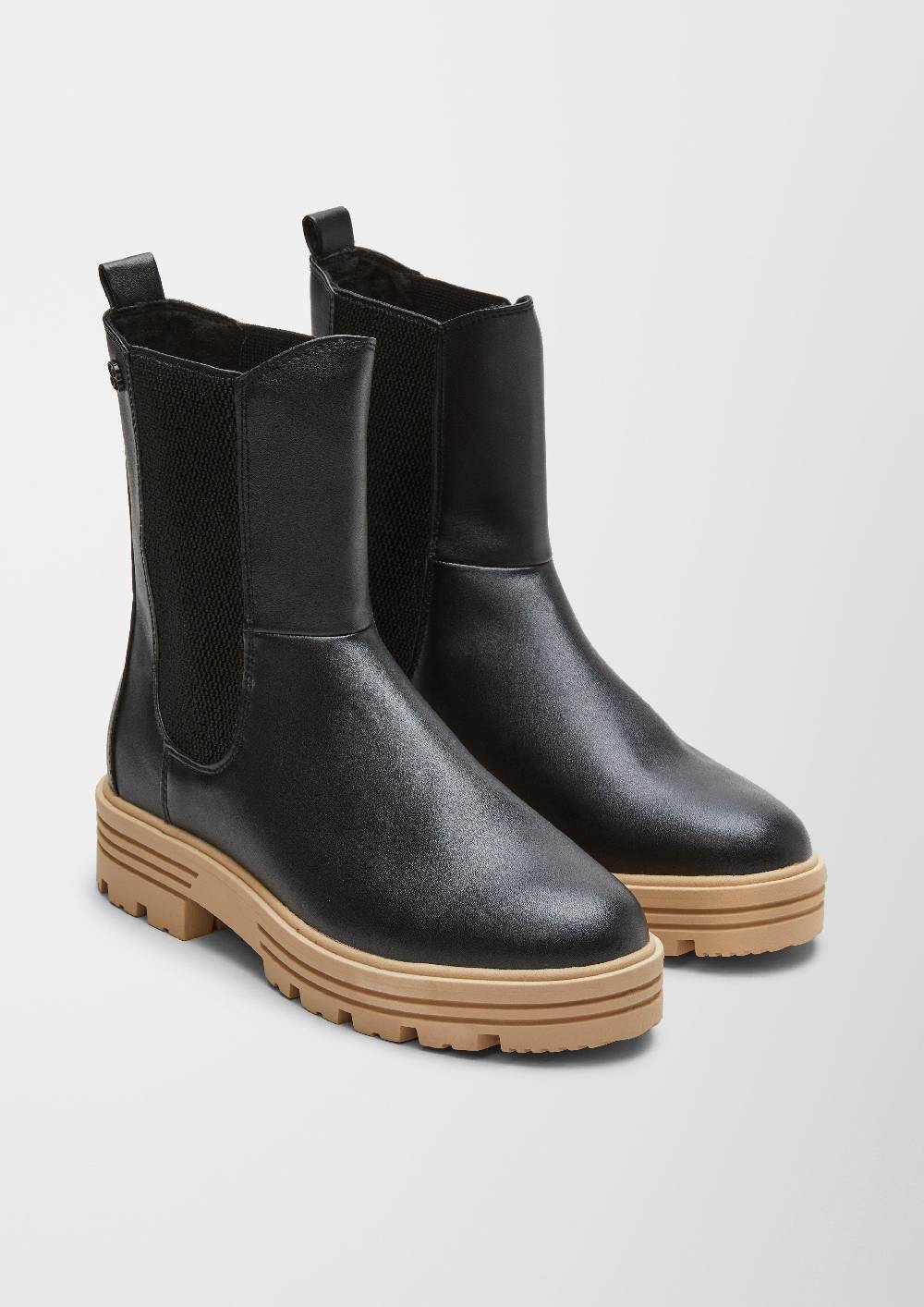 S.Oliver Boots Mit Elastikeinsätzen