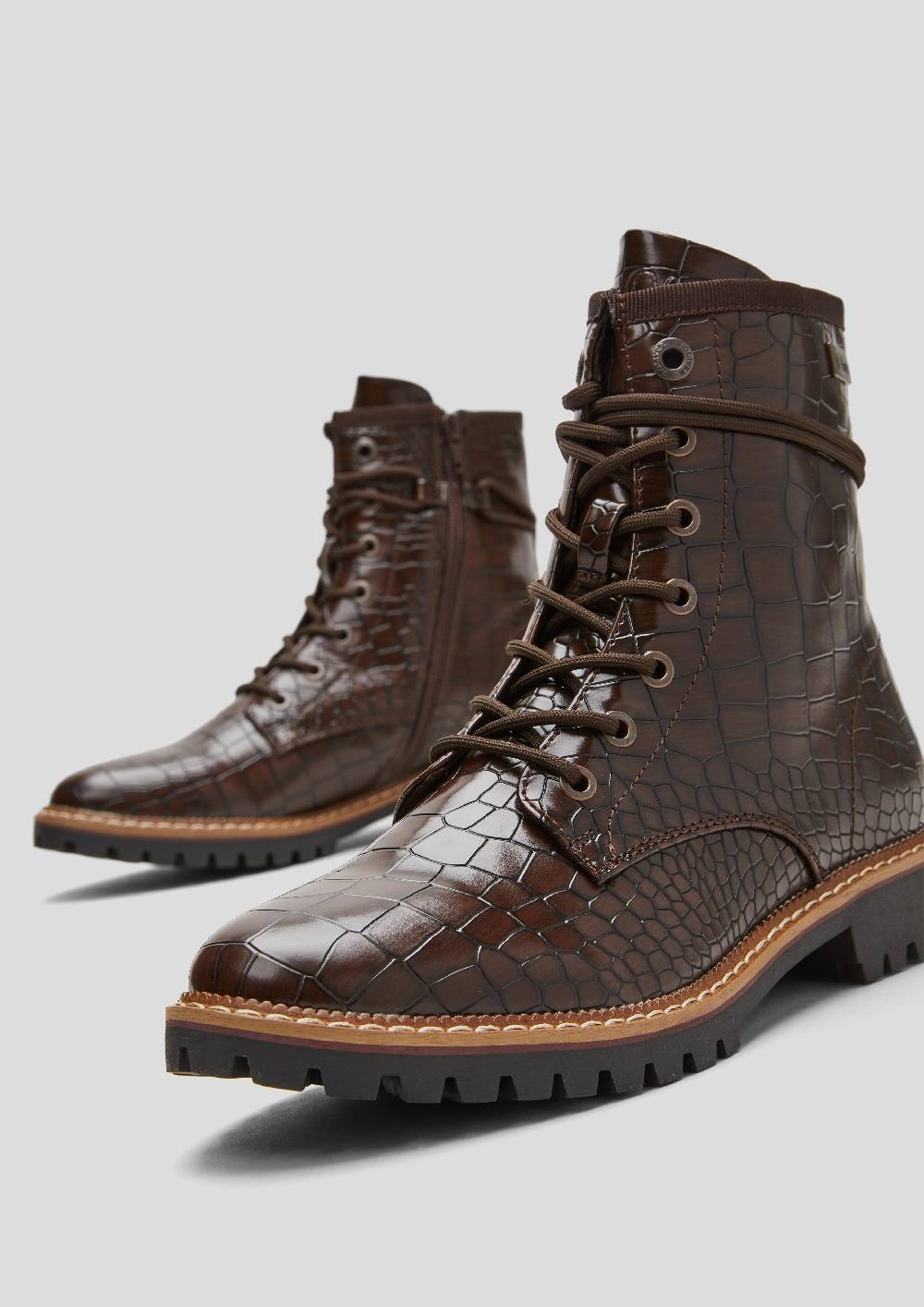 S.Oliver Boots Mit Goldmetallic-Details