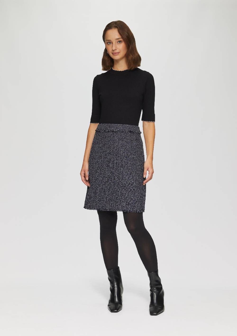 S.Oliver Bouclérock In Denim-Optik