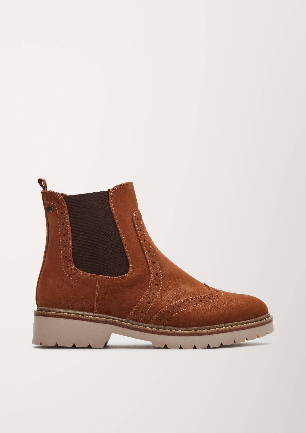 S.Oliver Brouge-Boots In Leder-Optik