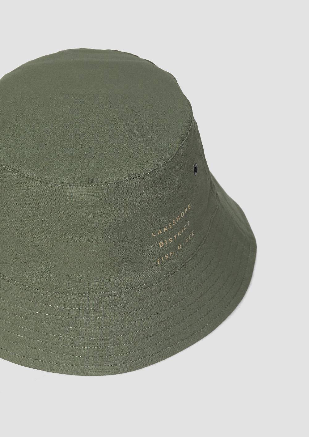 S.Oliver Bucket-Hat Mit Print-Detail